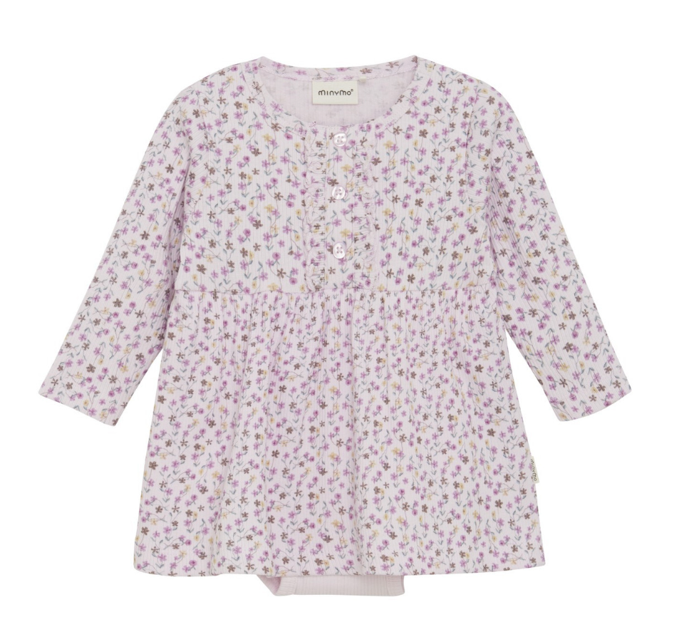 Baby Girl Dress with attached Onesie