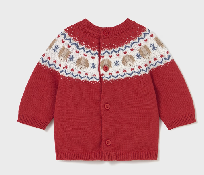 Newborn Sweater with Puppies