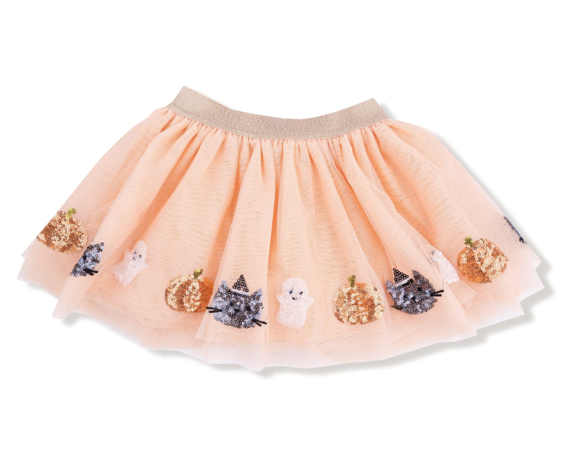 Orange Halloween Tutu Skirt