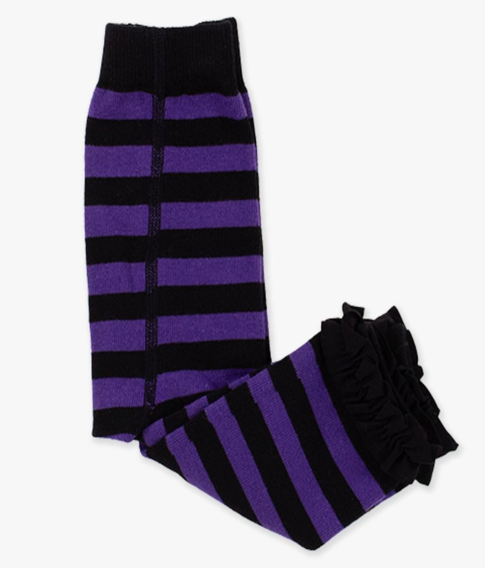 Patterned Footless Ruffle Tights