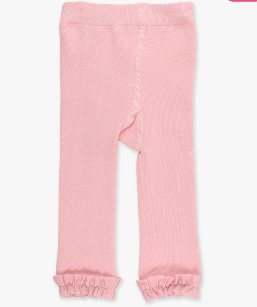 Pink Footless Ruffle Tights (Copy) (Copy)