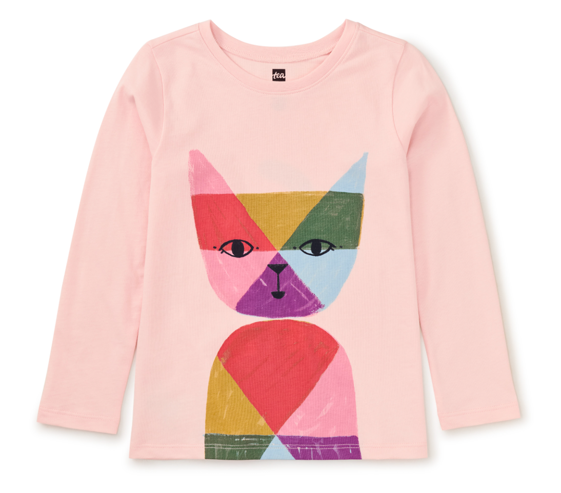 Rainbow Cat Double Sided Tee Shirt