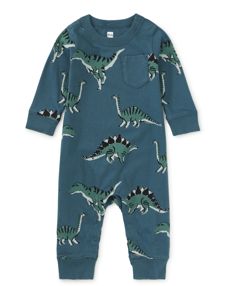 Long Sleeve Pocket Baby Romper