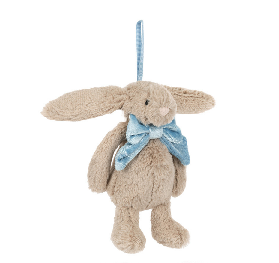 Bashful Beige Bunny Decoration