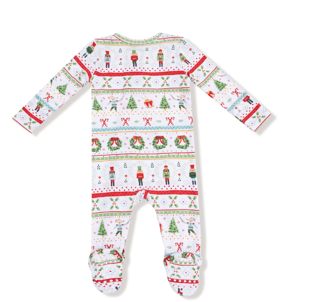 Nutcracker Fairisle 2 Way Zipper Footie