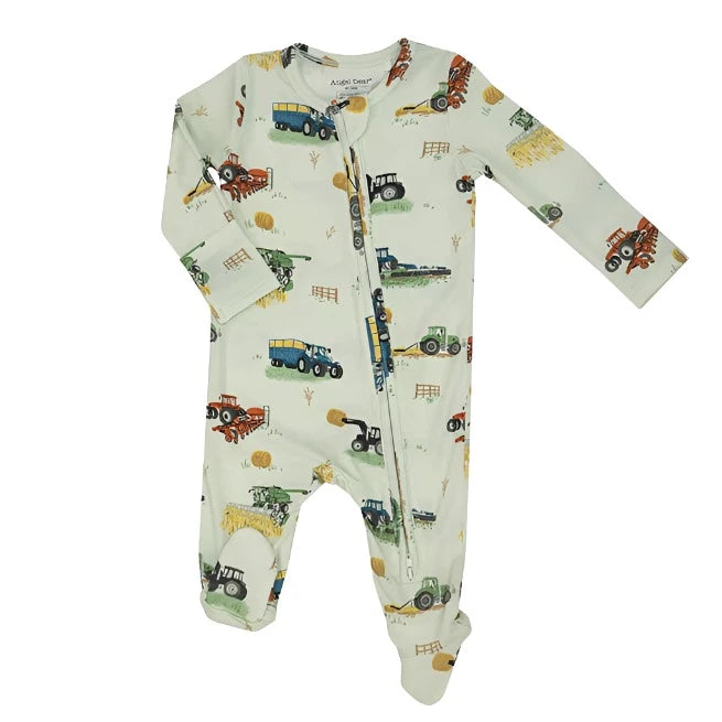 Farm Equipment Two-Way Zippered Footie