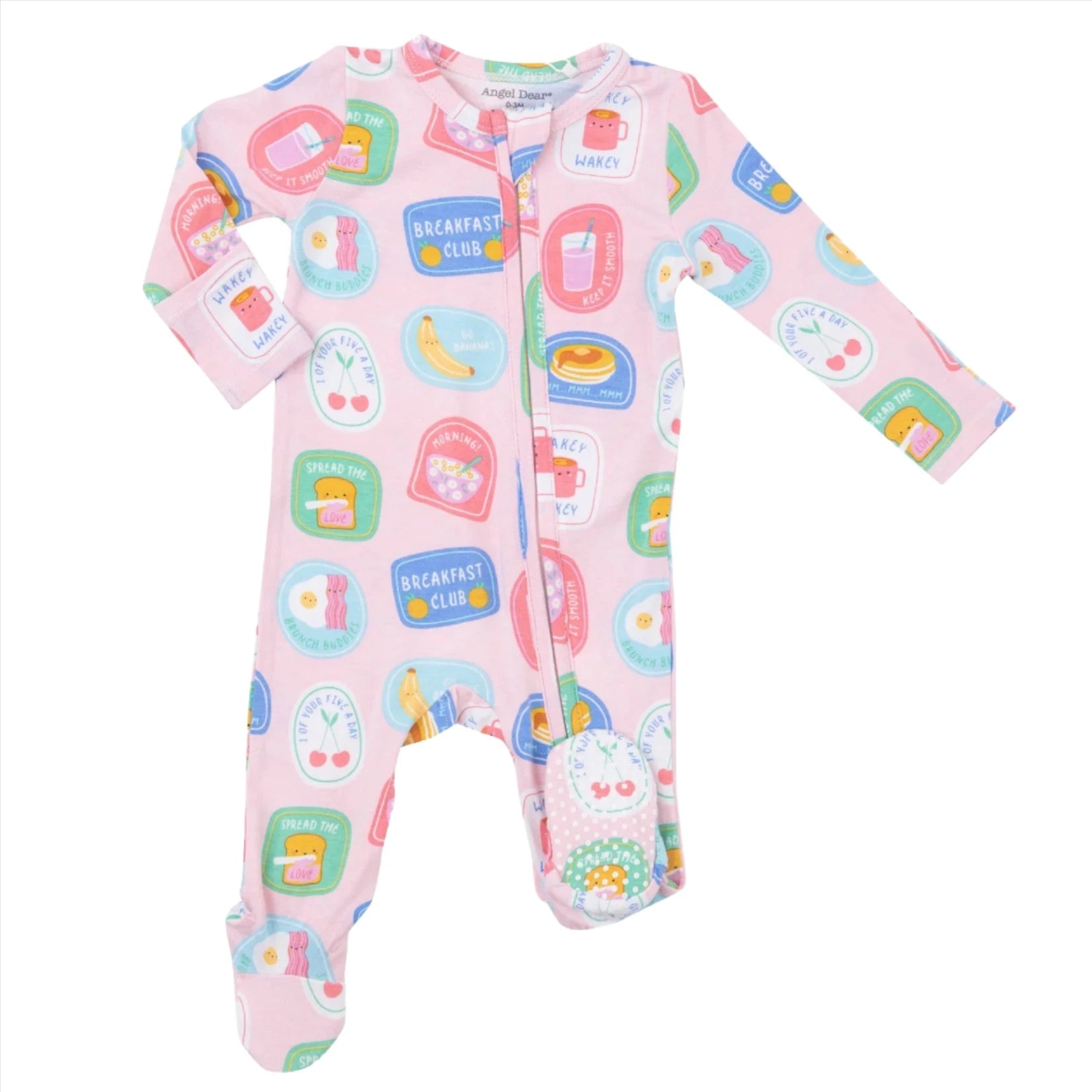 Breakfast Club Patches 2-Way Zipper Footie