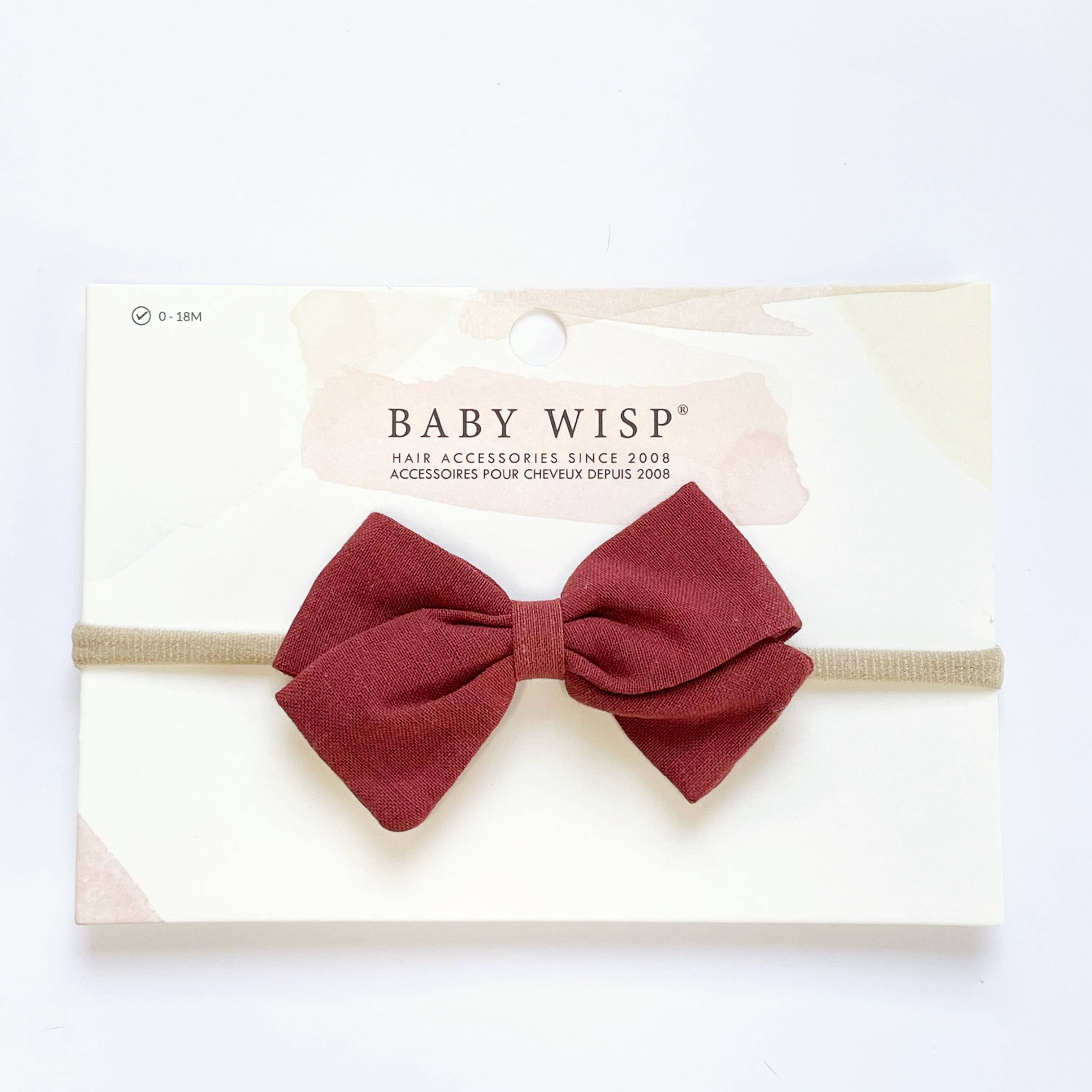 Emma  Fabric Baby Bow Infant Headbands
