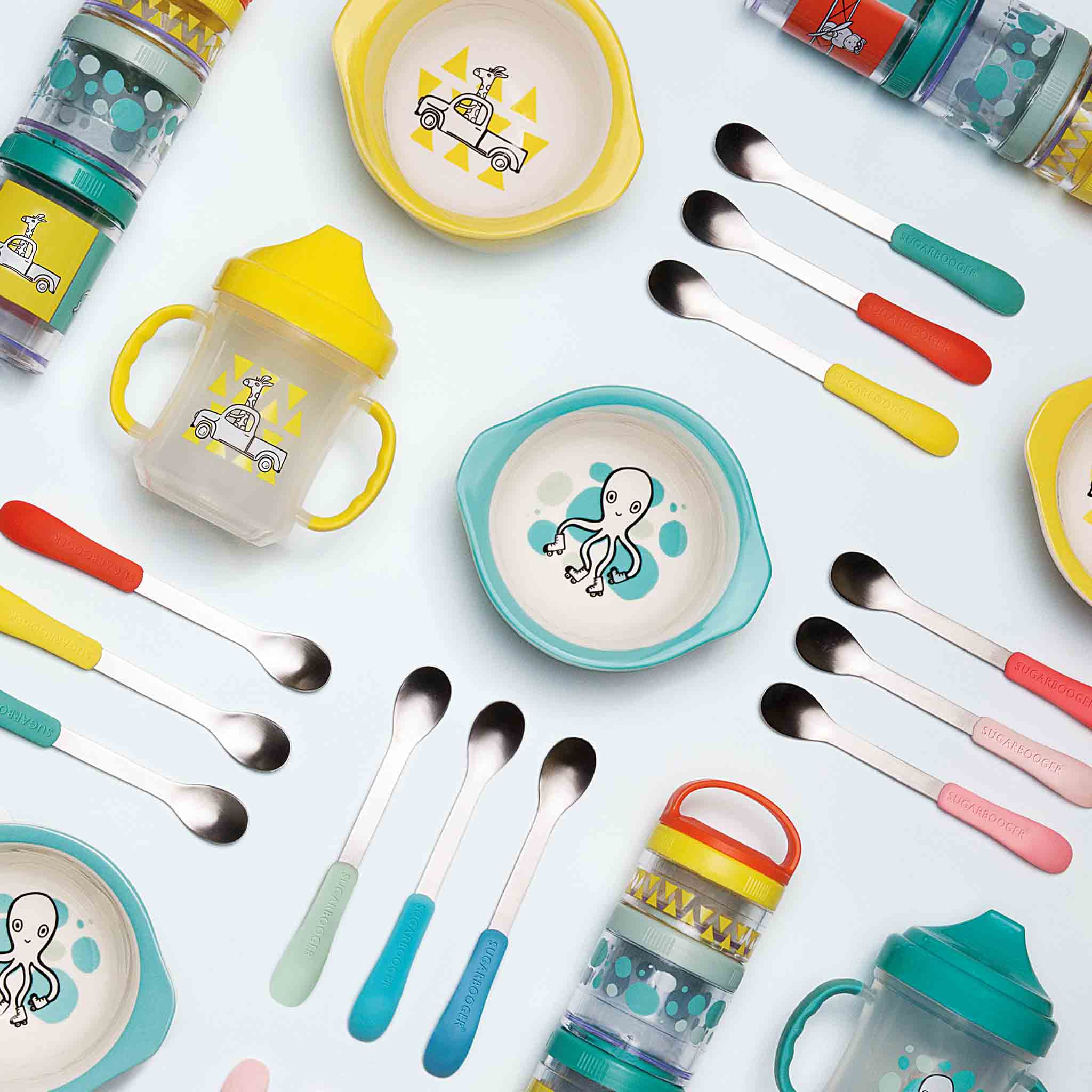 Lil' Bitty Spoon Set | Sweet Pink