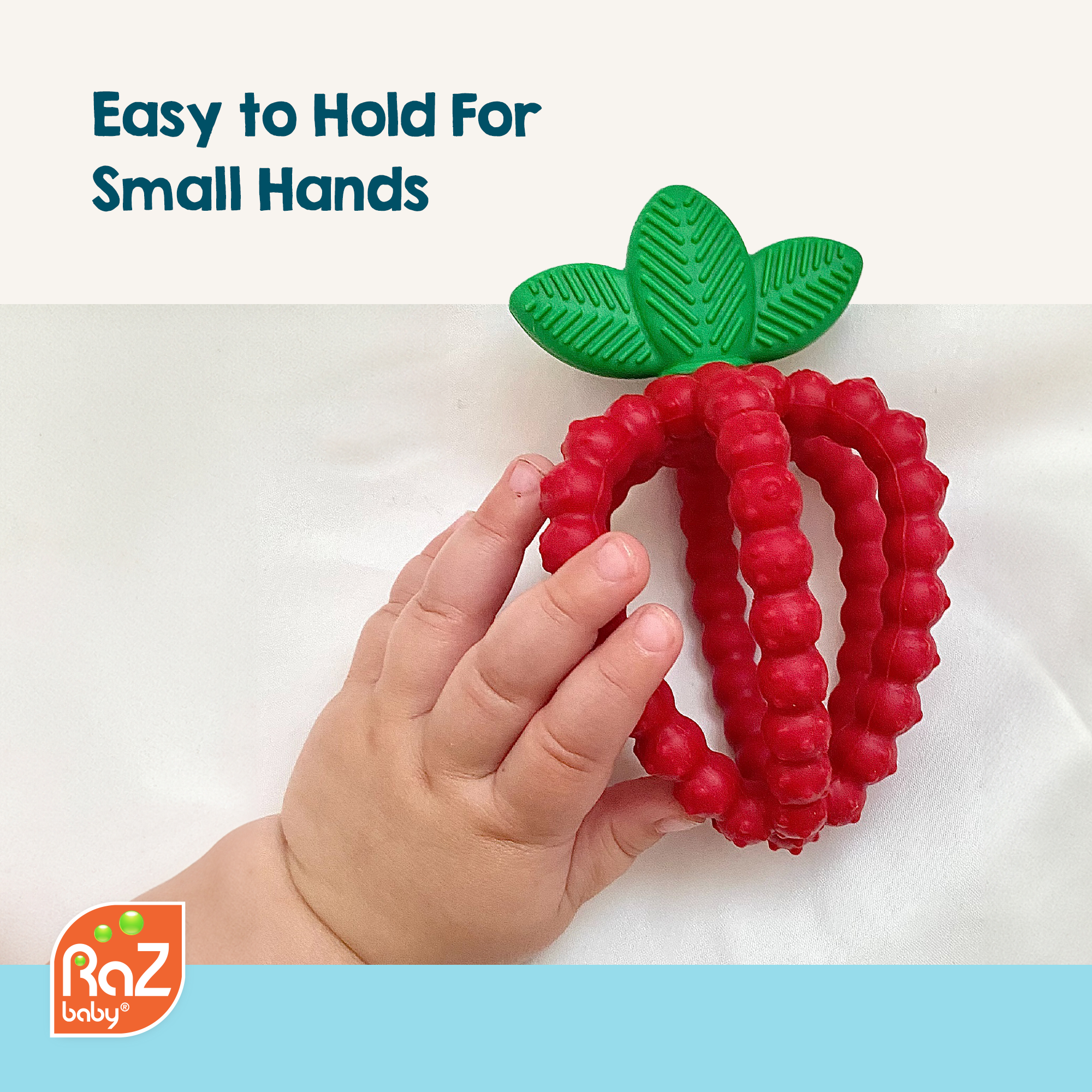 RaZberry Bites Teething Toy - Red