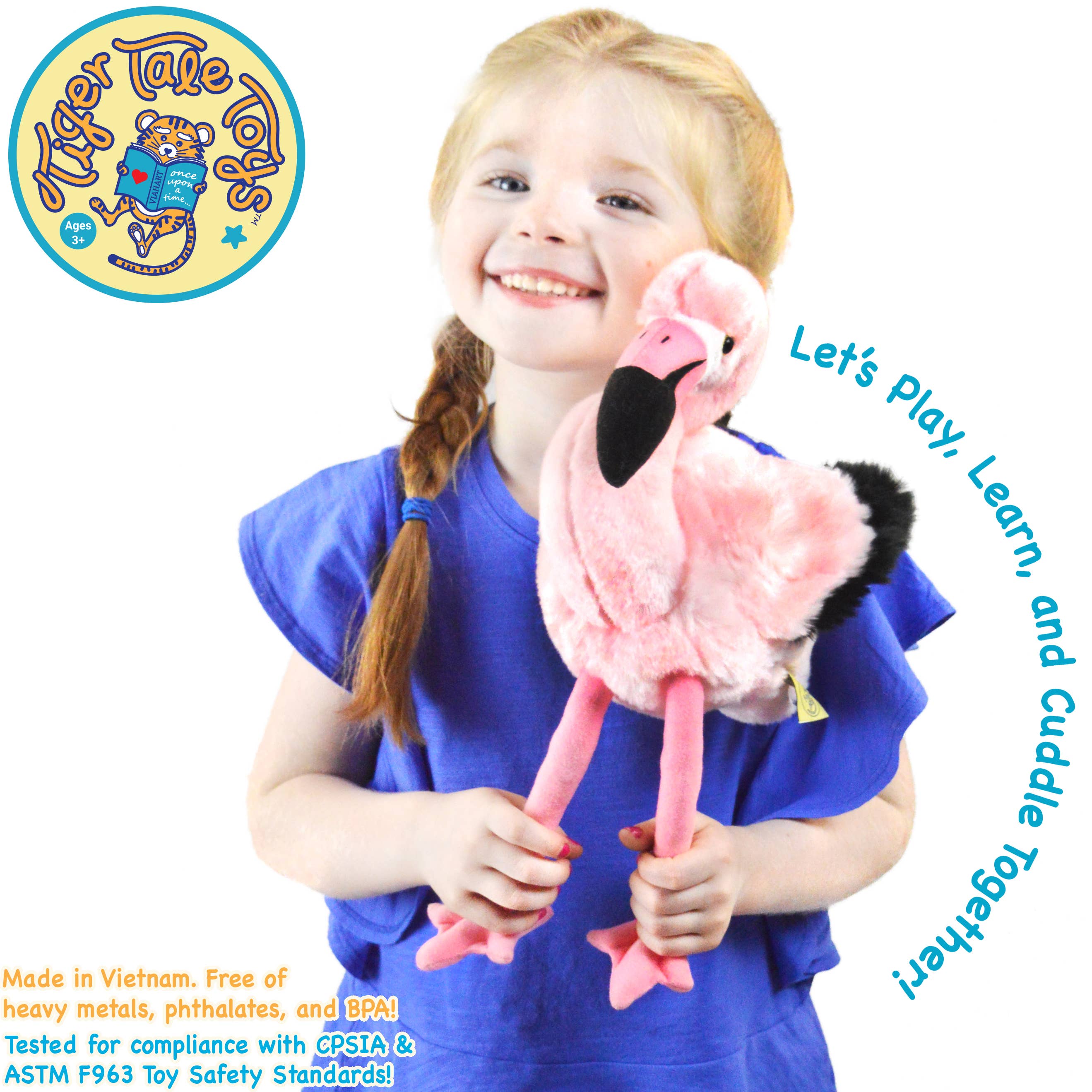 Fay The Flamingo - 13 Inch Stuffed Animal Plush