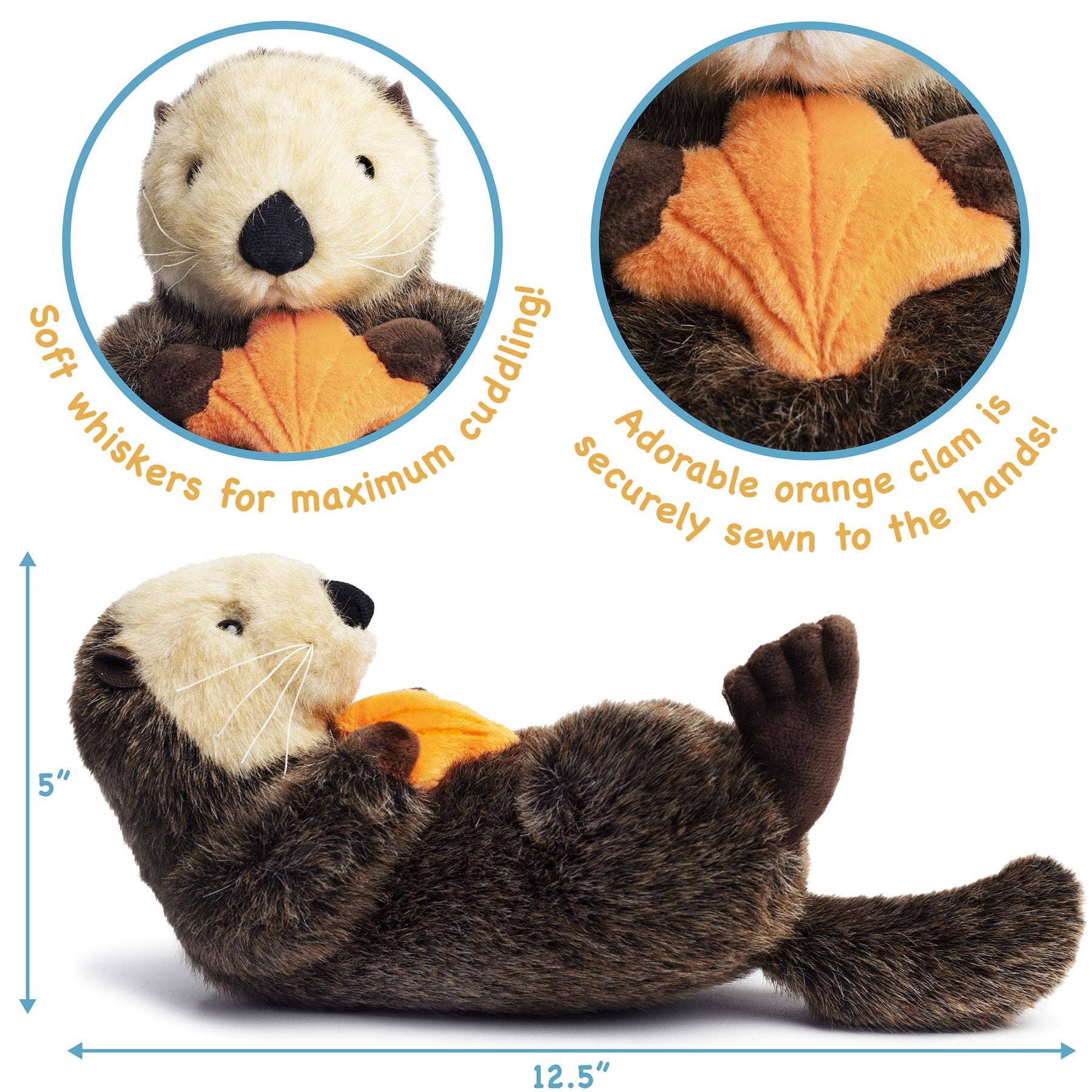 Owen The Sea Otter - 13 Inch Stuffed Animal Plush | By Tiger