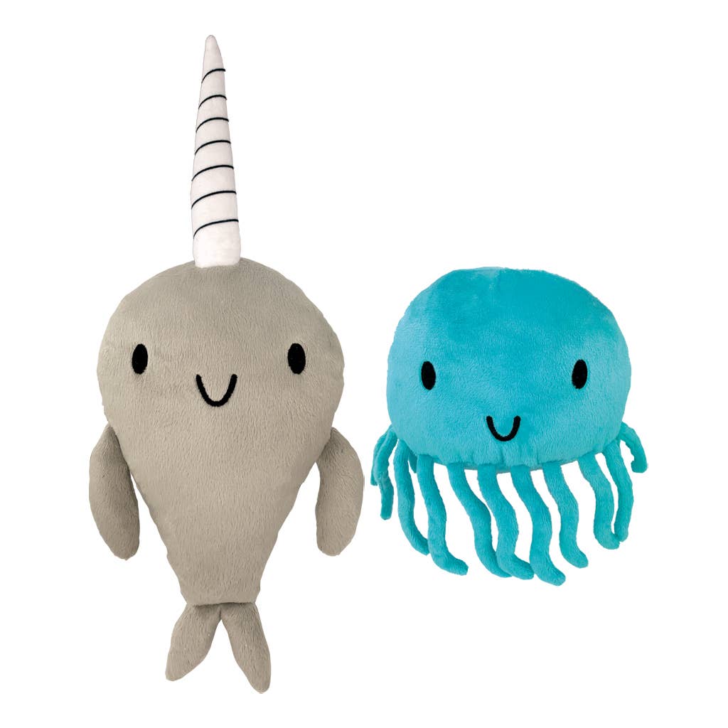 Narwhal And Jelly Plush Set
