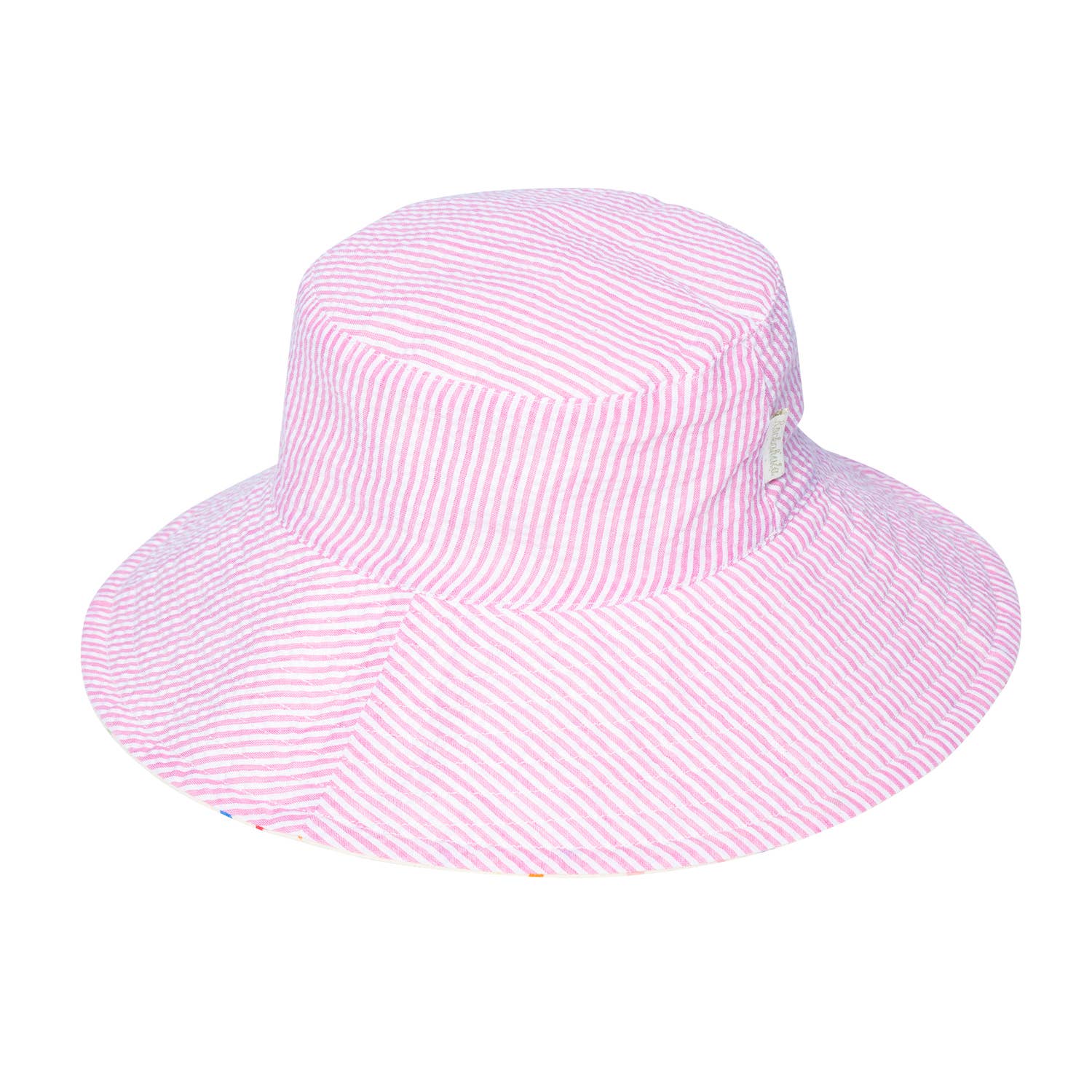 Rainbow Hearts Reversible Sun Hat 3-6 Years