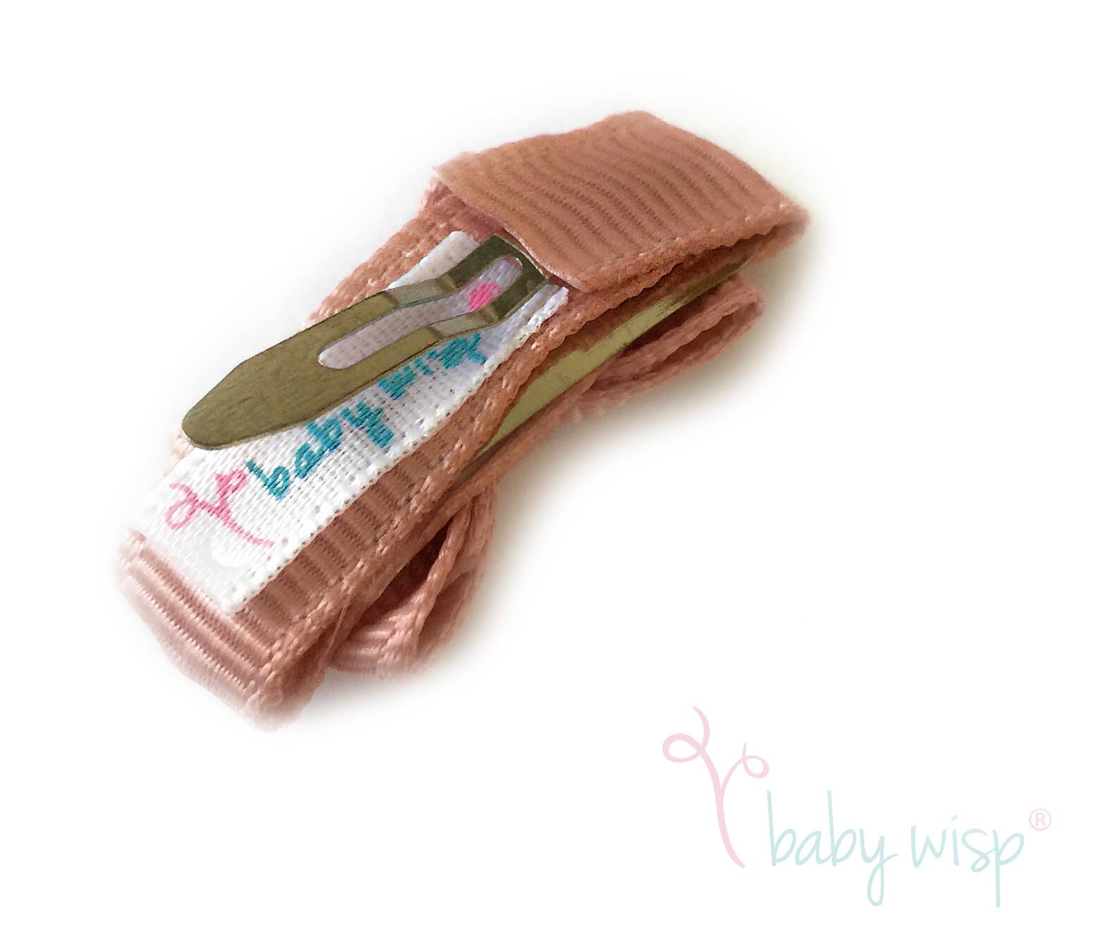 Mini Wisp 5 Tiny Tuxedo Bows on Snap Clips - Baby Shower