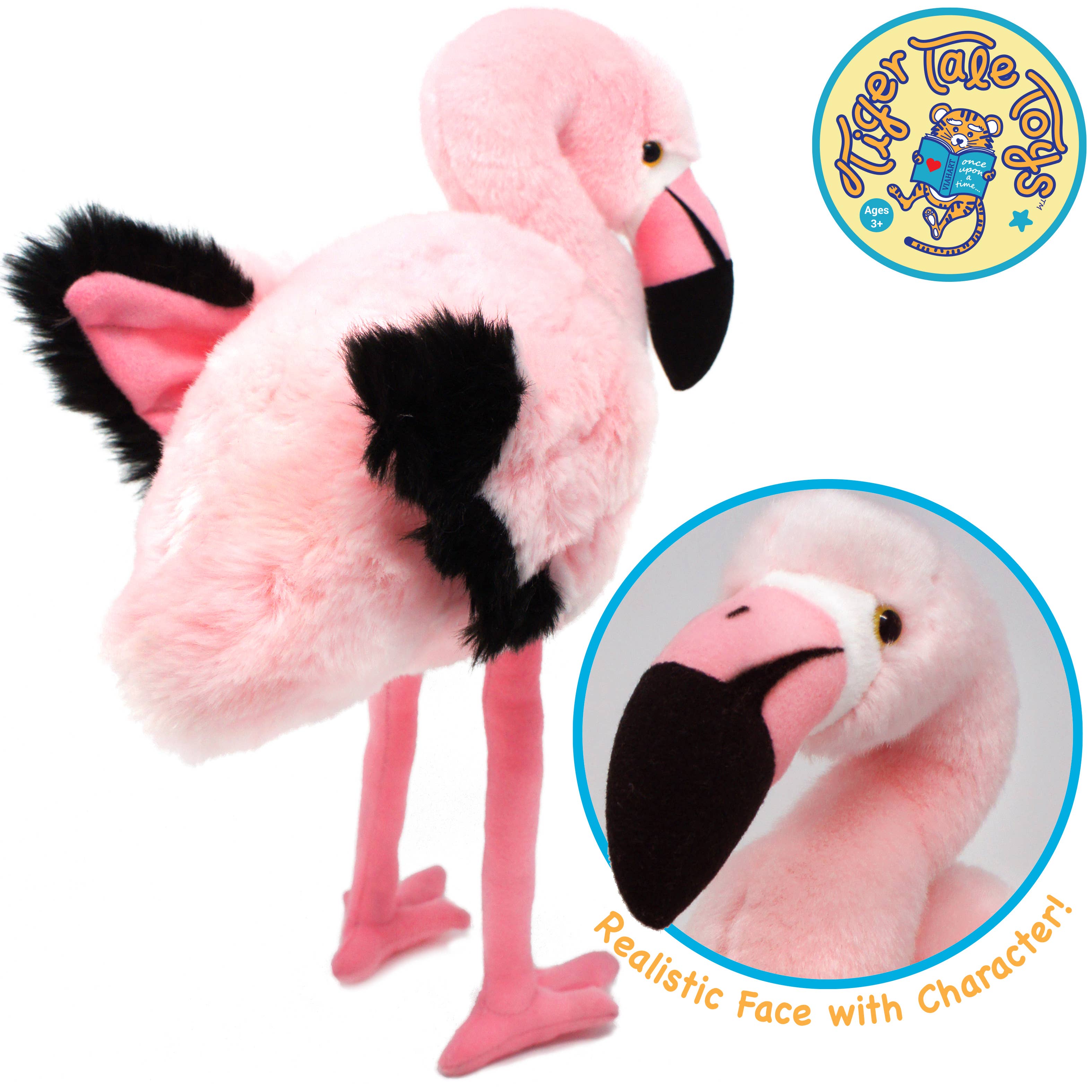 Fay The Flamingo - 13 Inch Stuffed Animal Plush