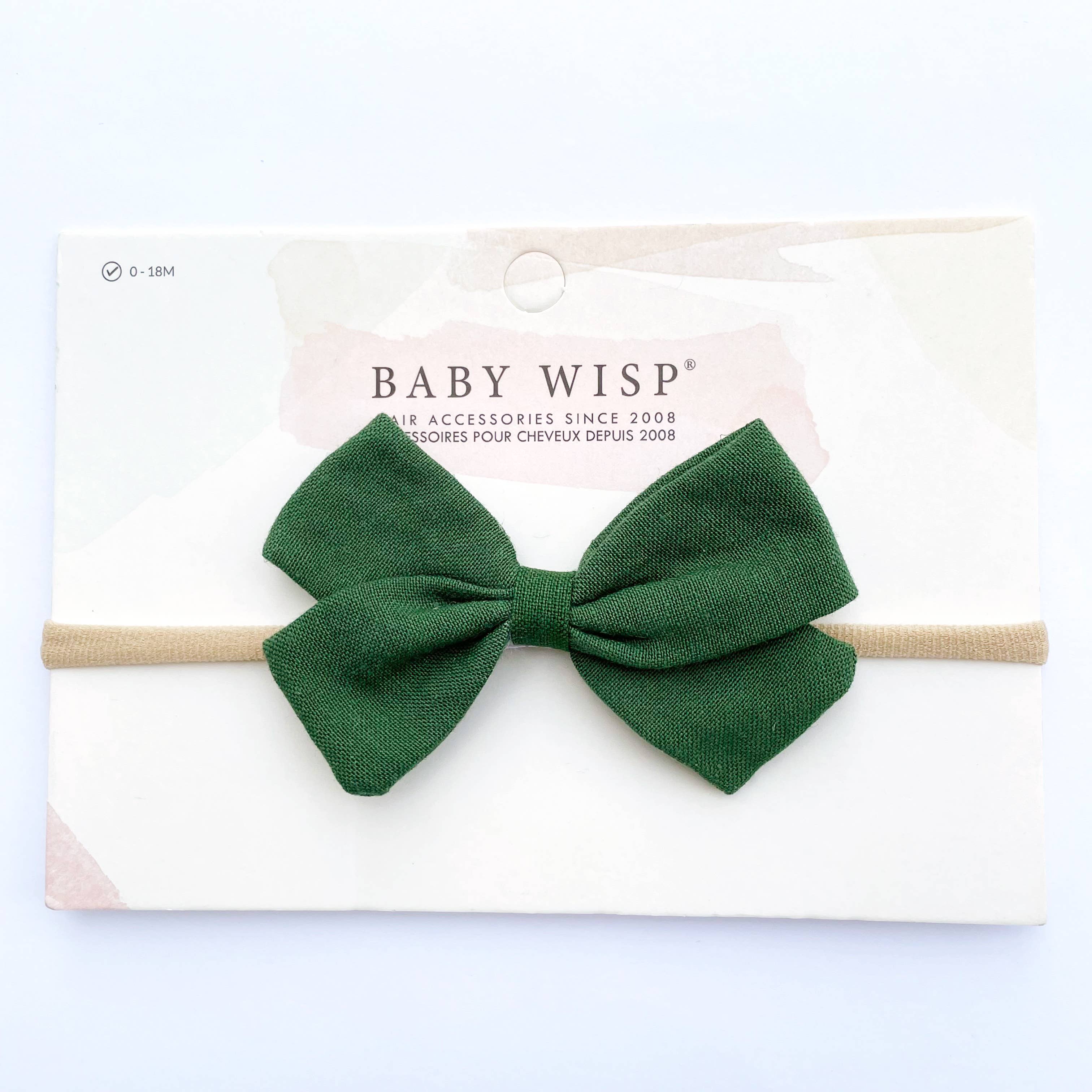 Emma  Fabric Baby Bow Infant Headbands