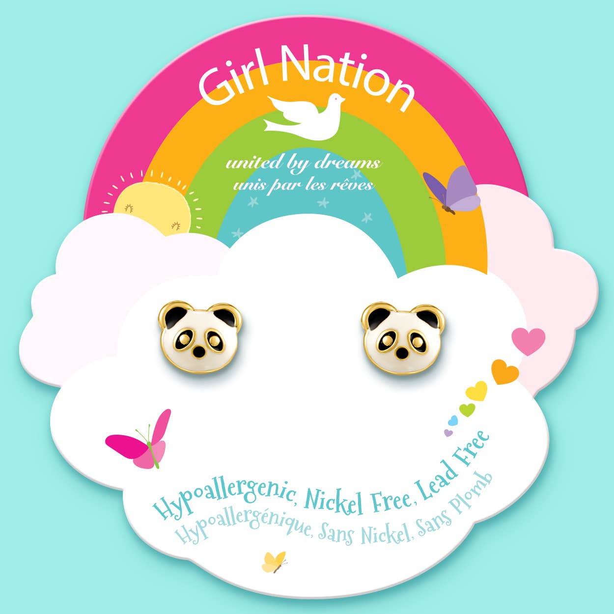 Pandatastic Cutie Stud Earrings