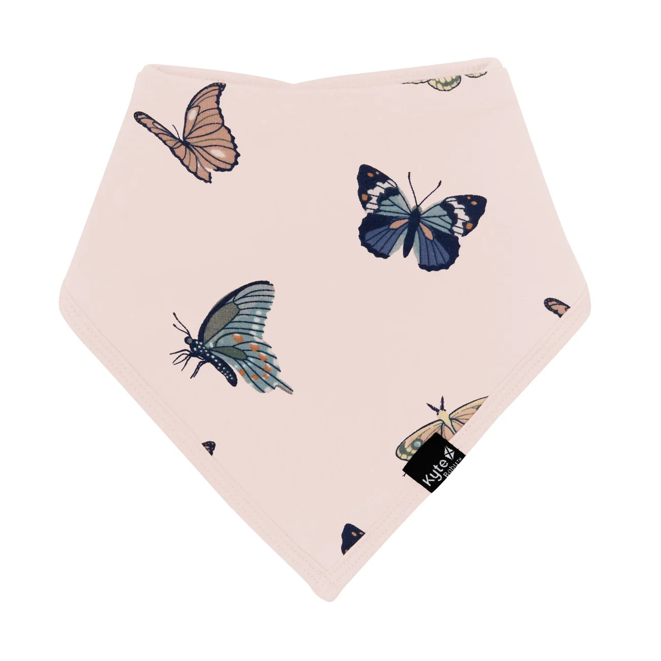 Bandana BIb in Blush Butterfly