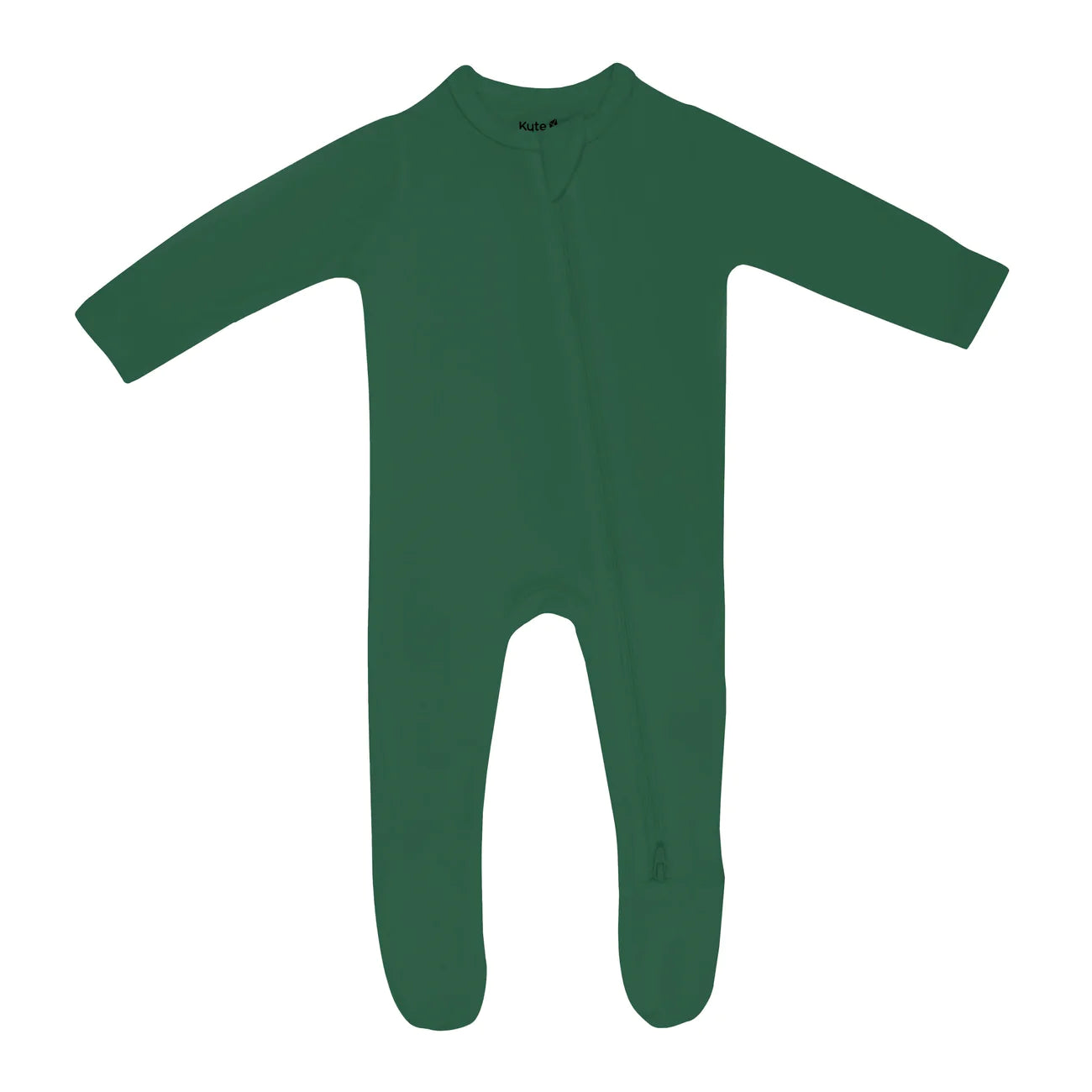 Zippered Footie in Forest