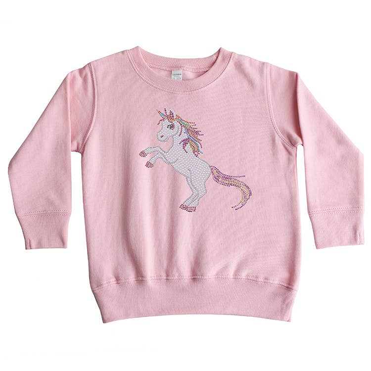 Beaded Unicorn  Sweatshirt