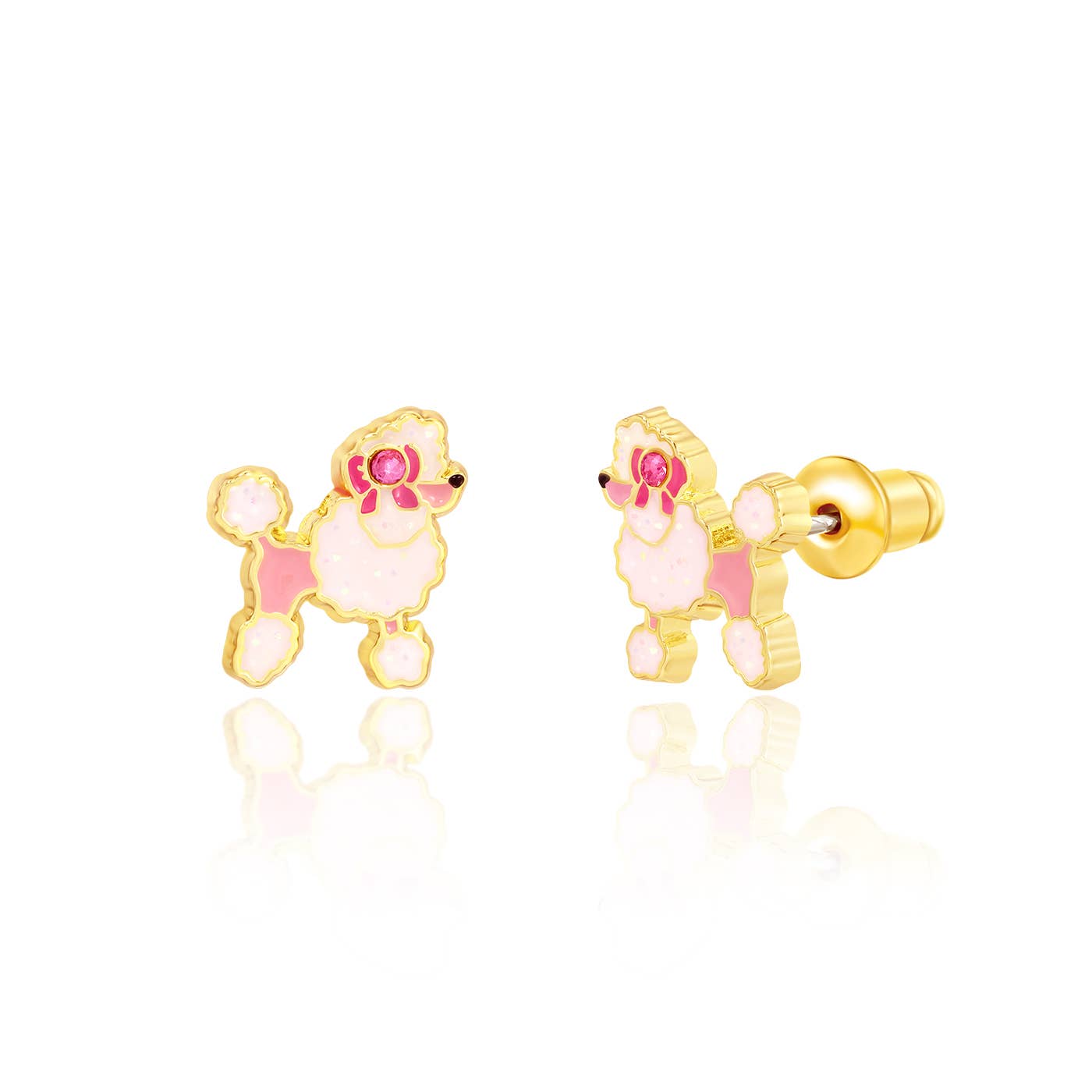 Pretty Poodle | Cutie Stud Earrings | Hypoallergenic