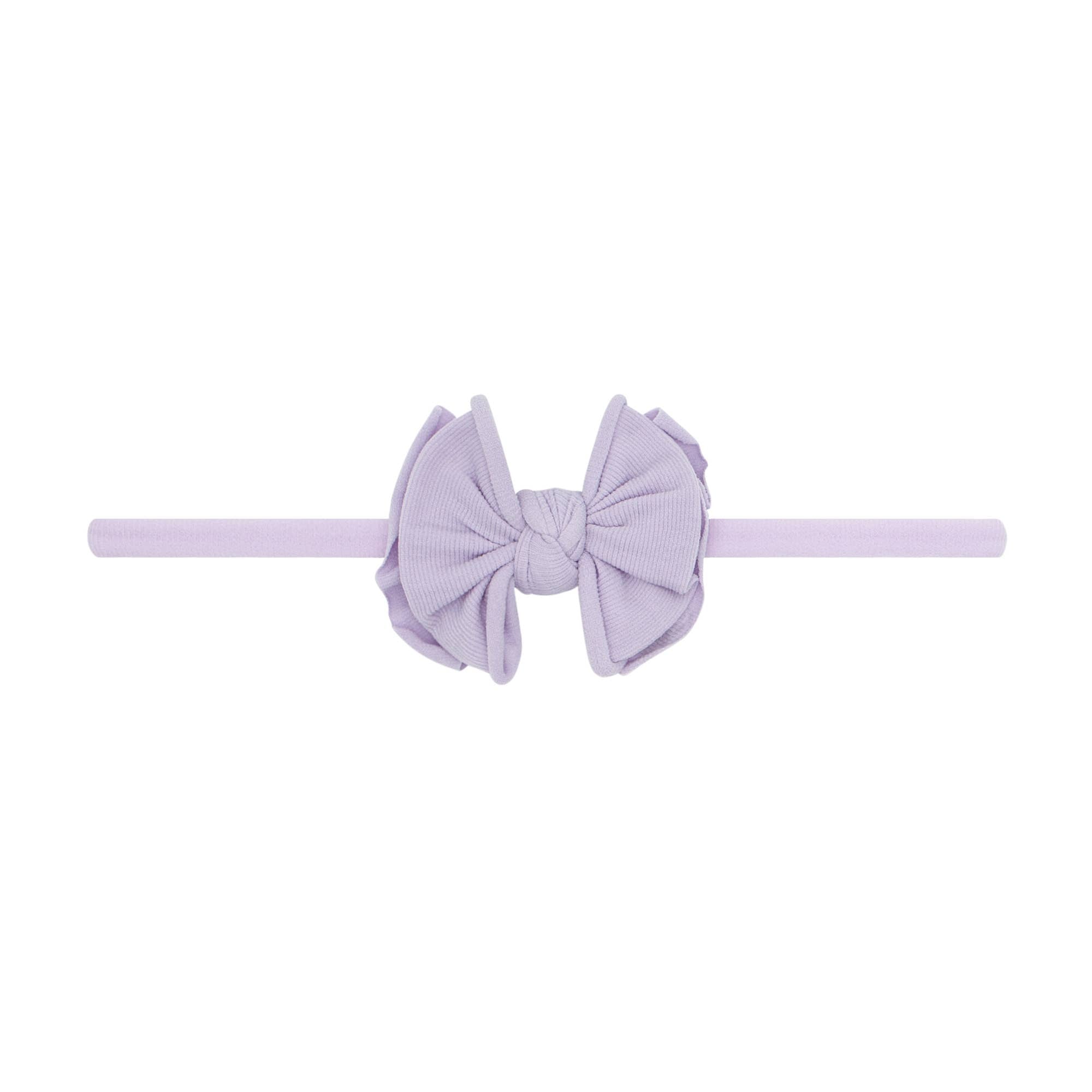 Baby Bling® Baby FAB® Skinny soft nylon bow headband
