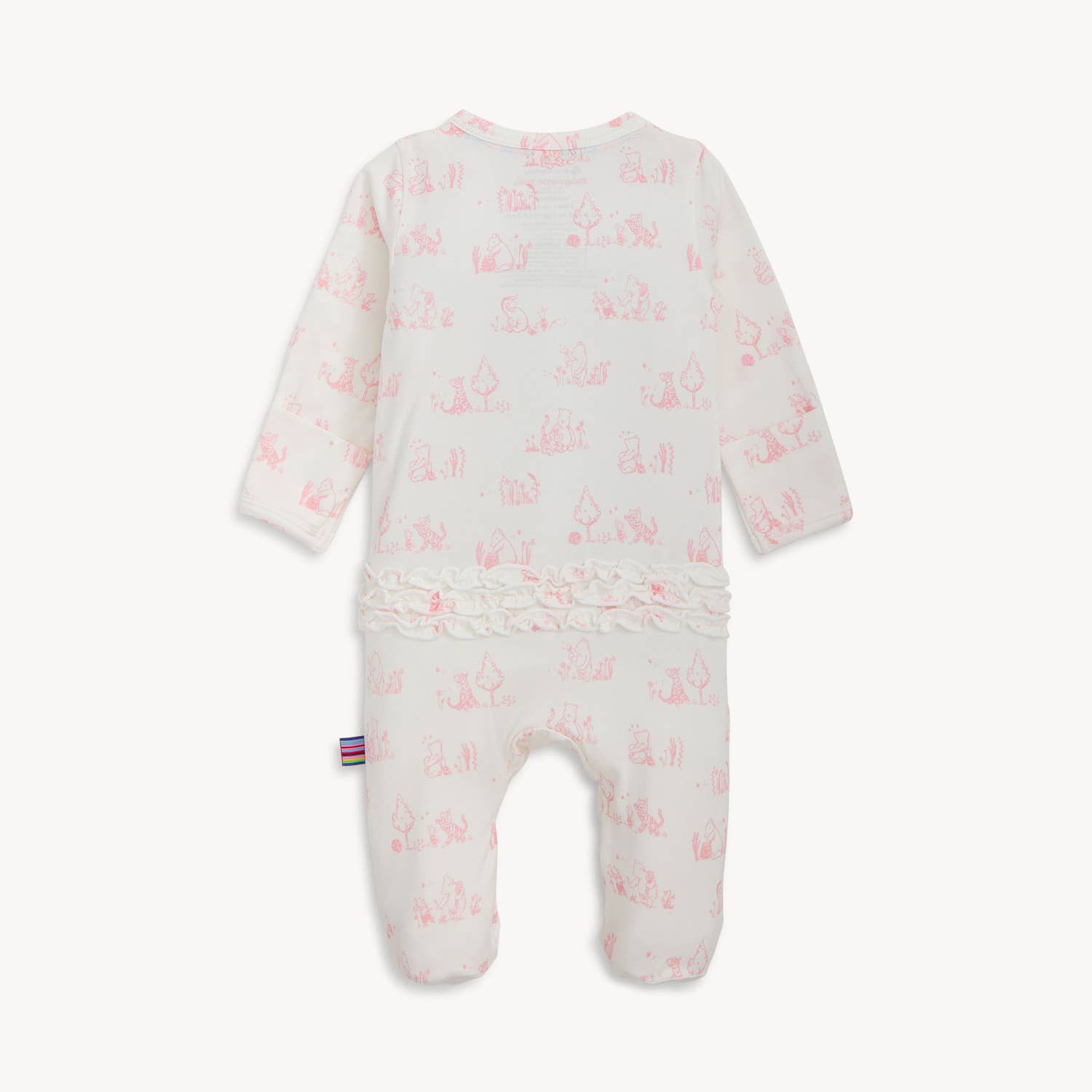 SWEETER THAN HUNNY MAGNETIC FOOTIE W RUFFLE