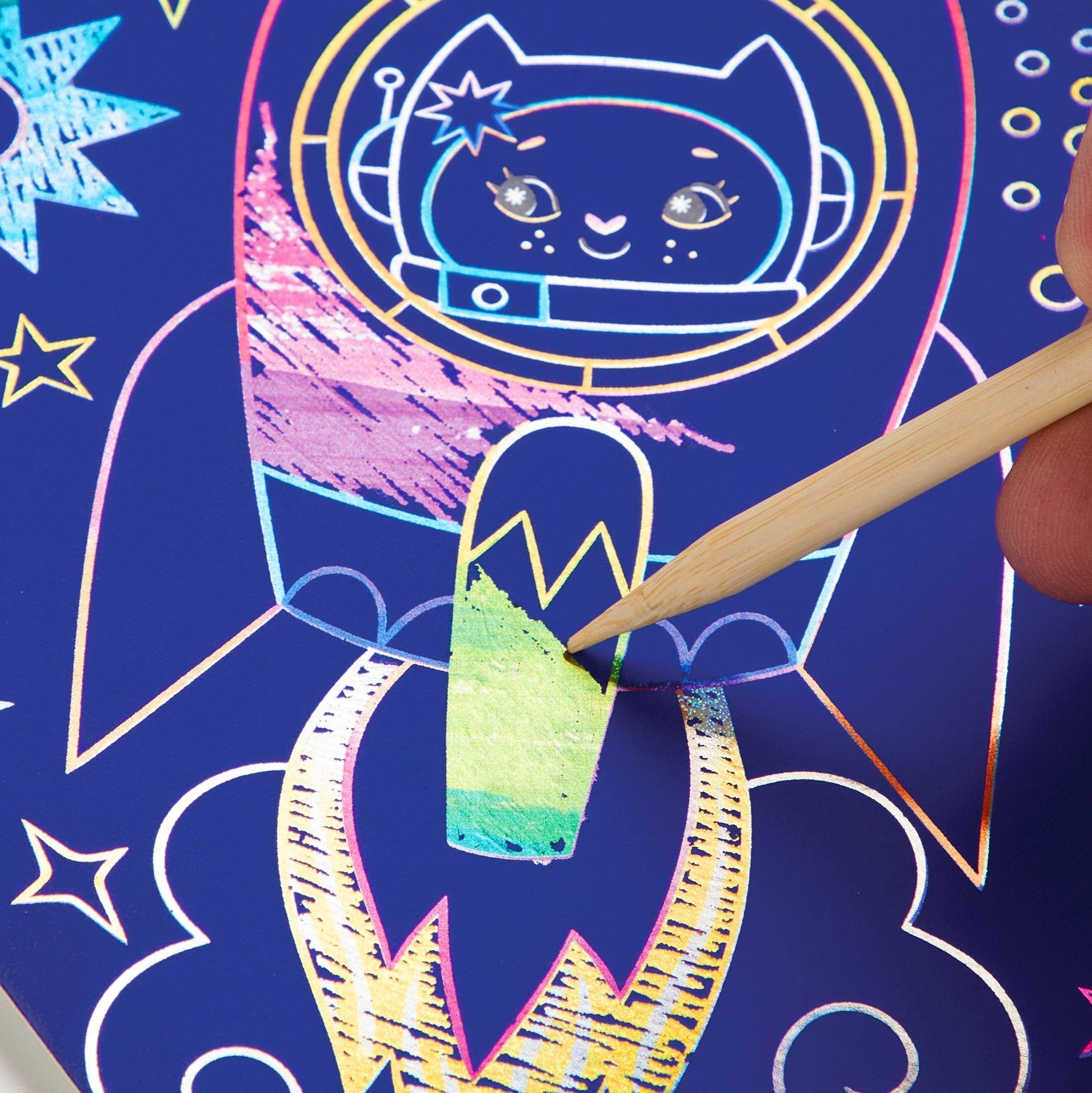 Cosmic Galaxy Scratch Magic