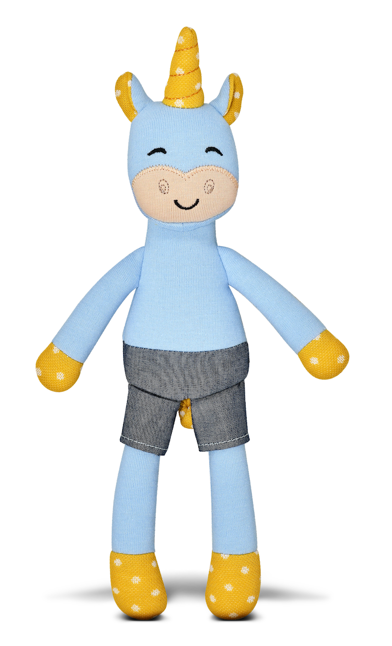 Tiny Dancing Unicorn - Blue