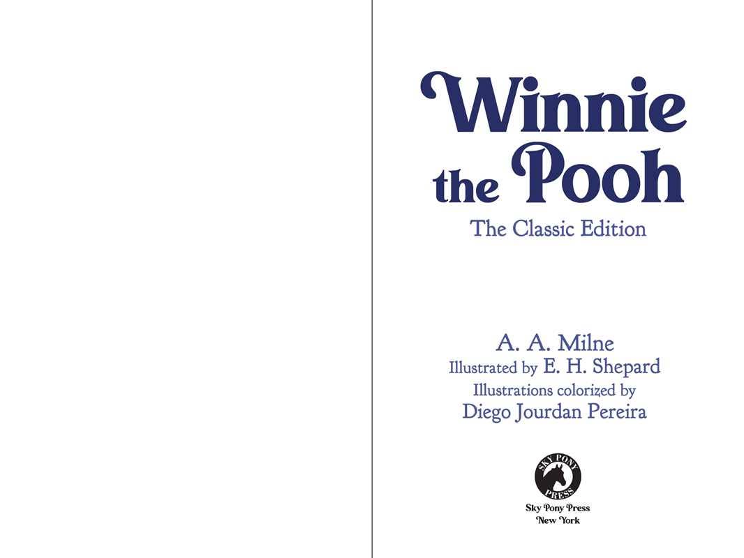 Winnie the Pooh by A. A. Milne