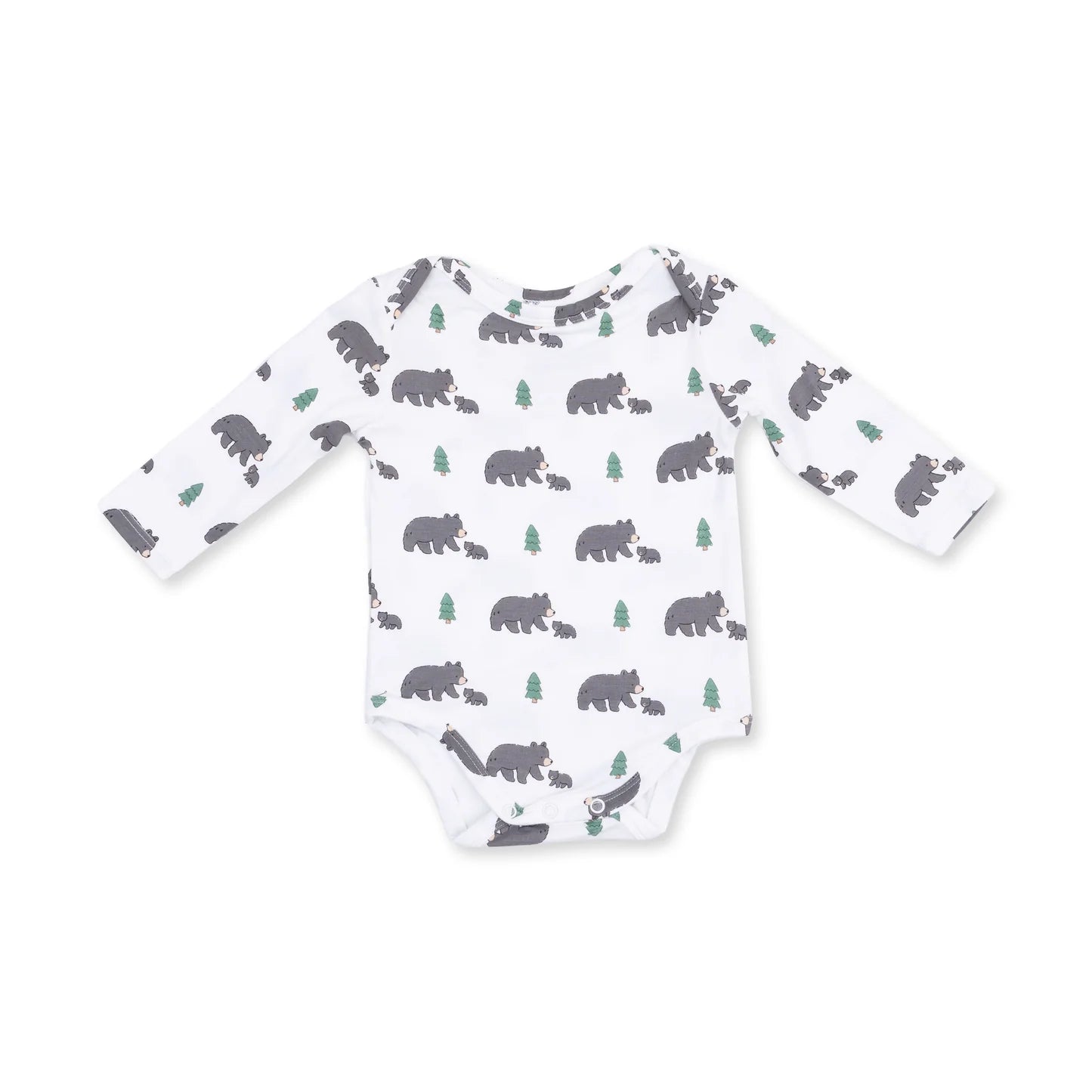 Long Sleeve Bodysuit - Black Bears