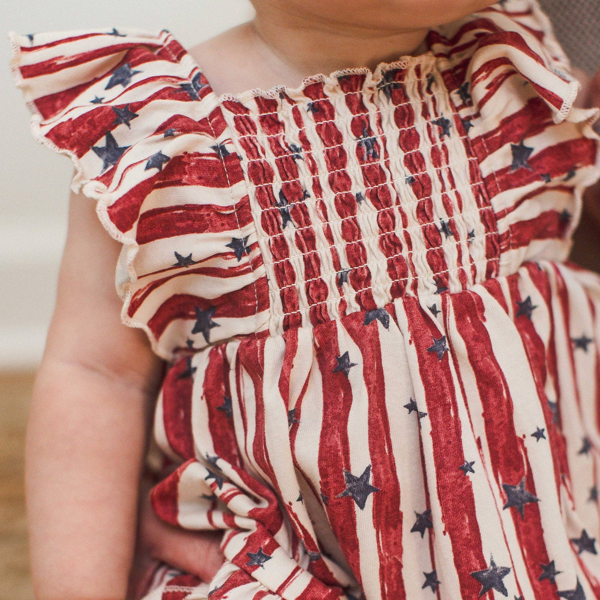 Stars & Stripes Organic Cotton Dress