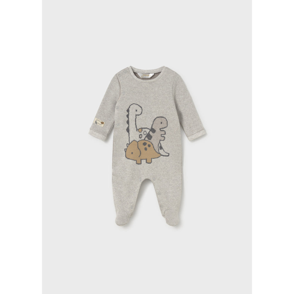 Dinosaur Knit Footie