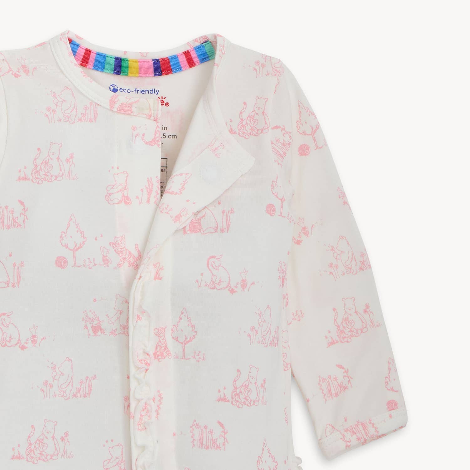 SWEETER THAN HUNNY MAGNETIC FOOTIE W RUFFLE