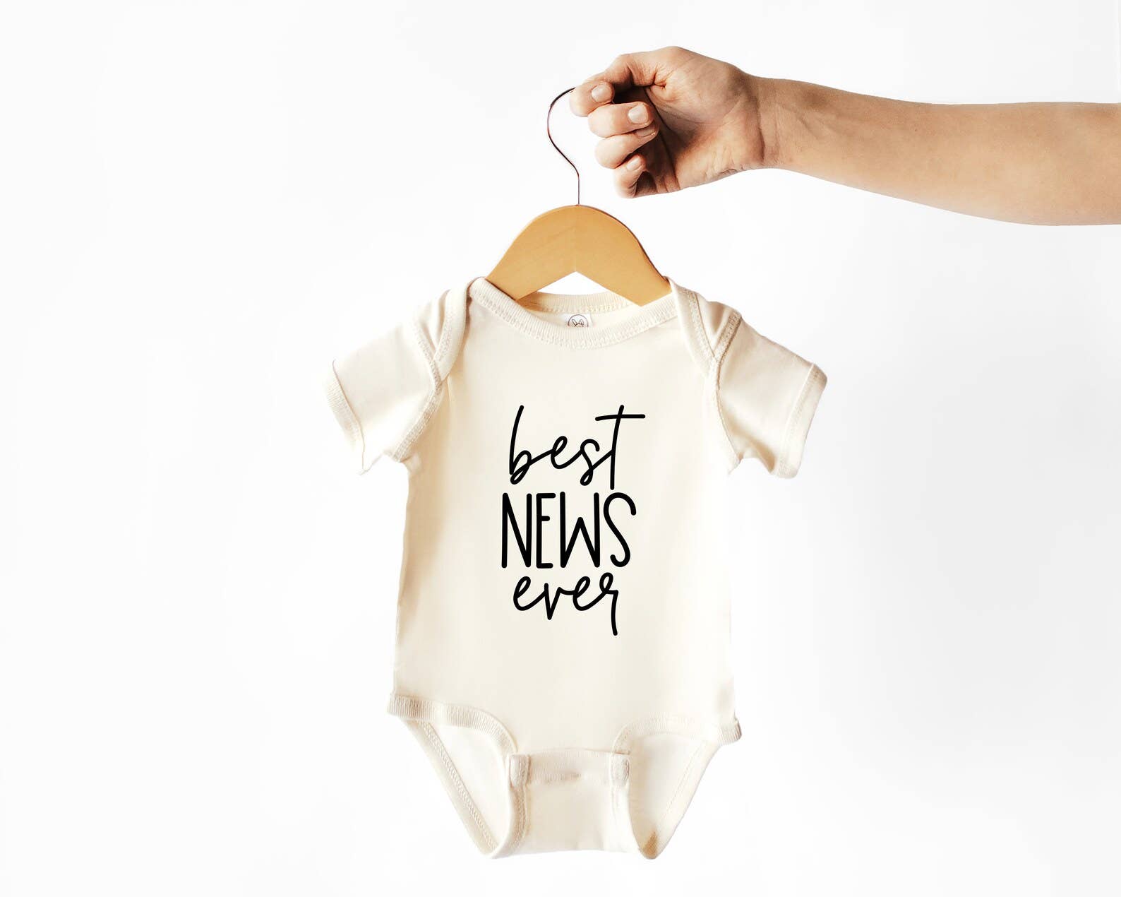 Best News Ever Baby Announcement Onesie