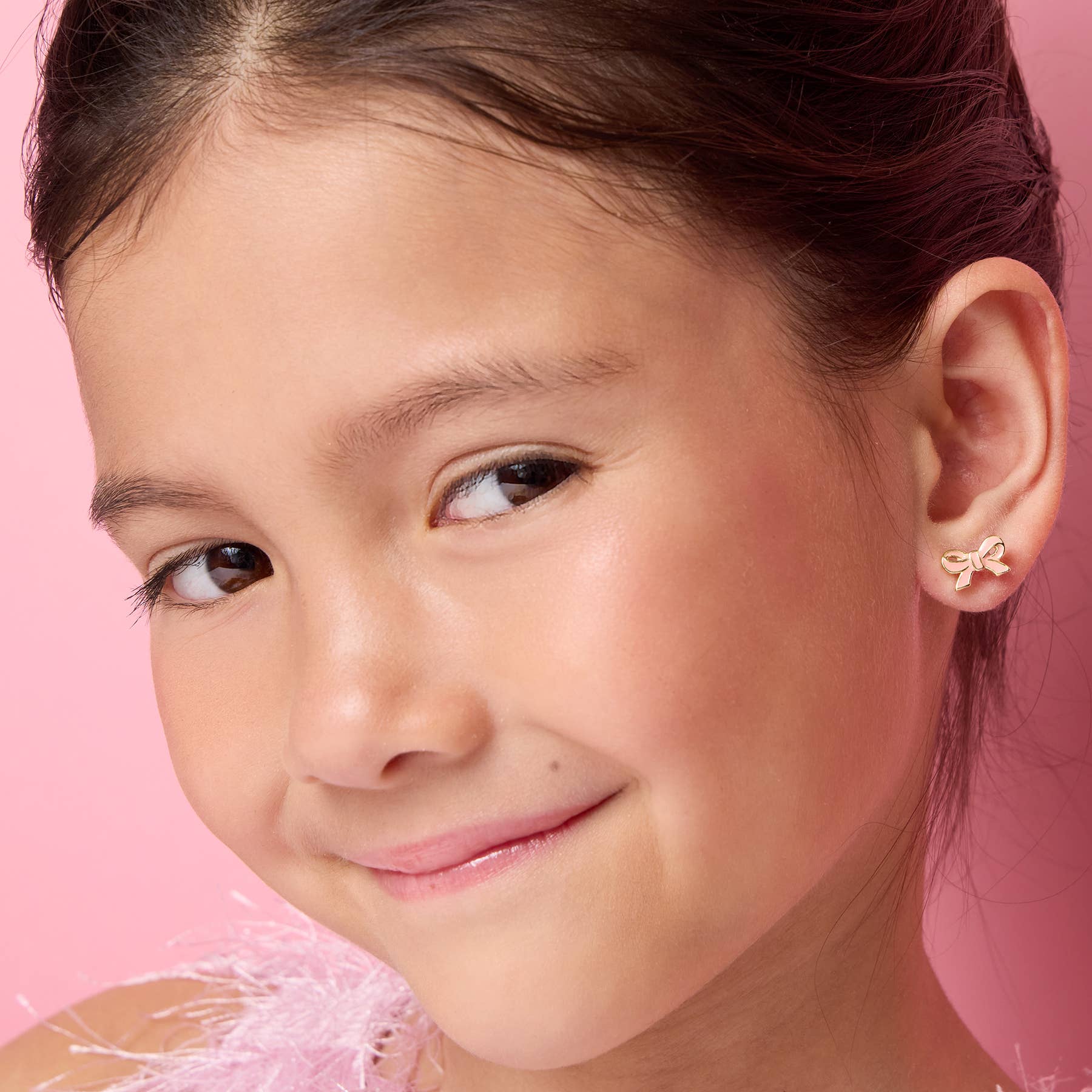 Pretty Poodle & Bow Perfectly Paired Stud Earrings