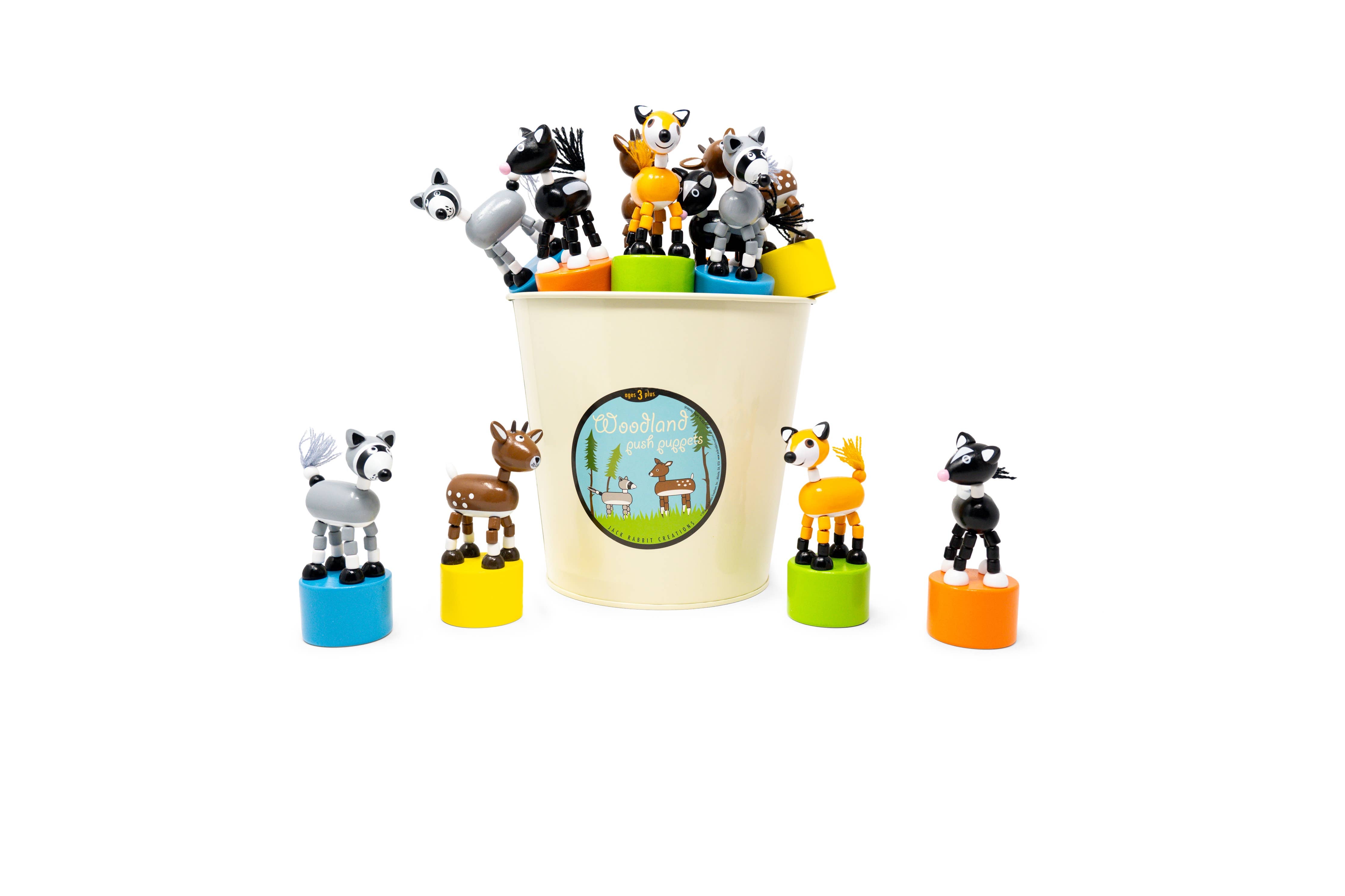 Woodland Animal Push Puppets