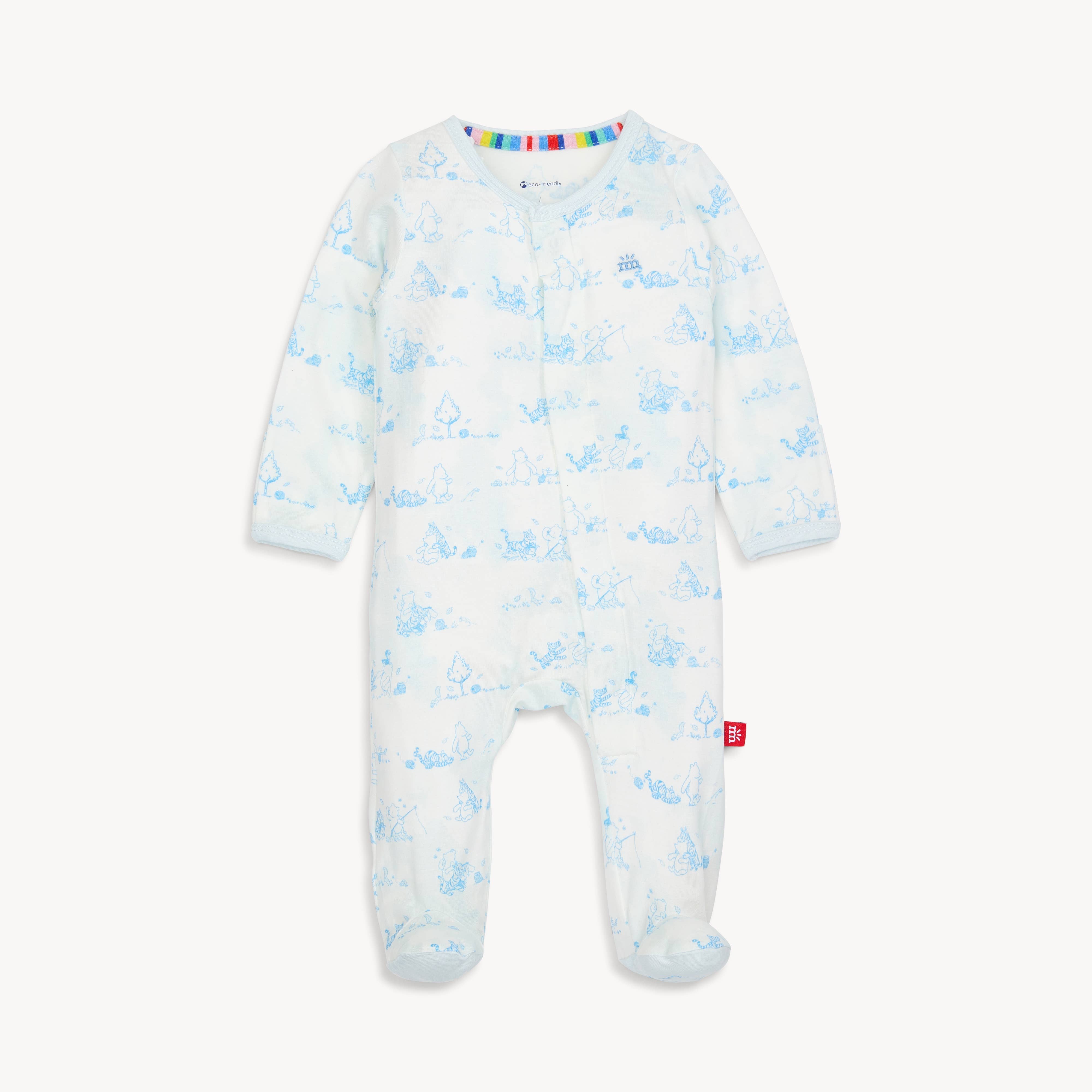 POOH IN THE WOODS FOOTIE