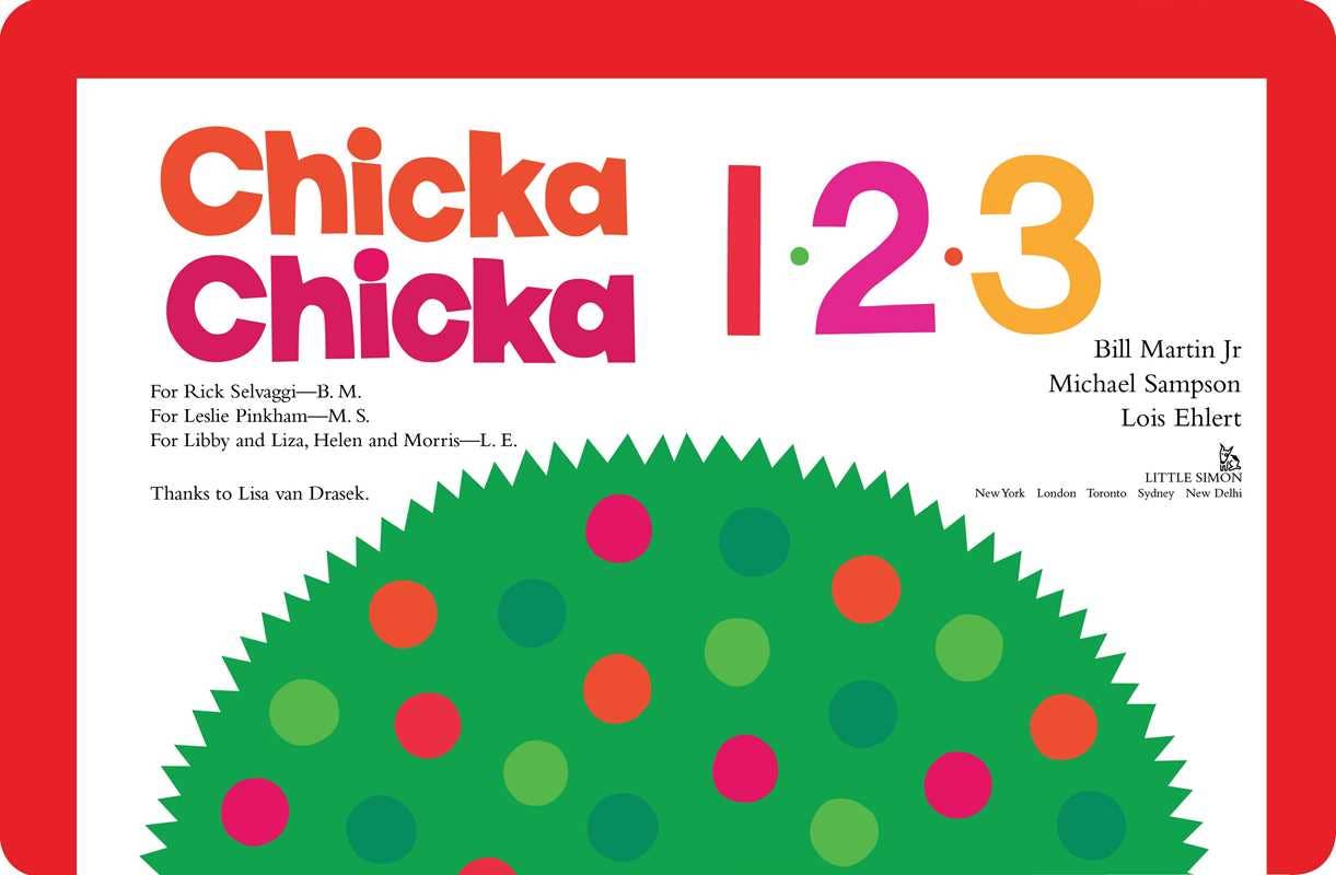 Chicka Chicka 1, 2, 3 by Bill Martin Jr.