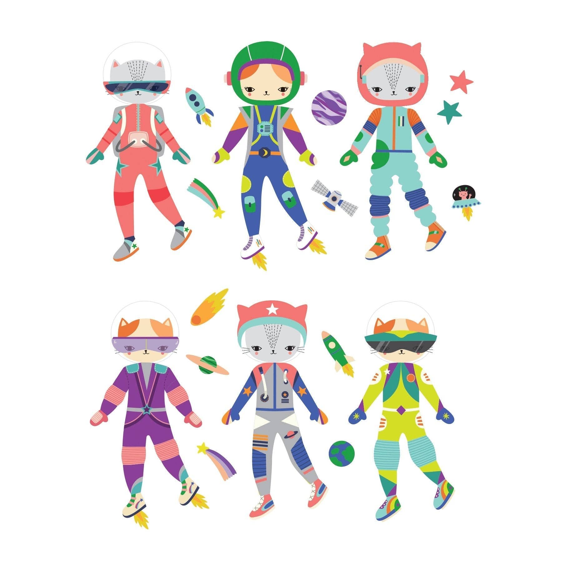 Space Cat Magnetic Tin