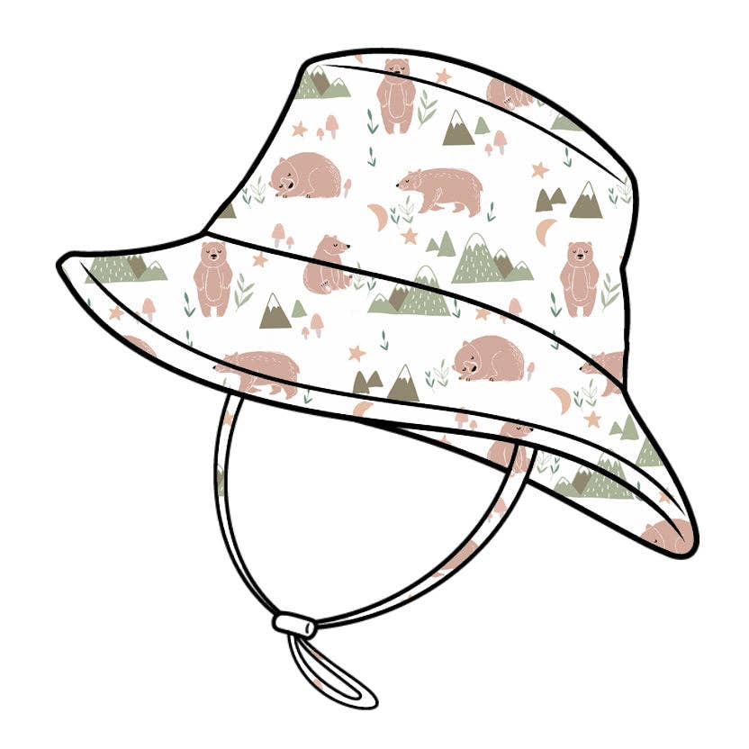 Bear Mountain Bucket Hat UPF 50+ with Adjustable Breakaway Strap