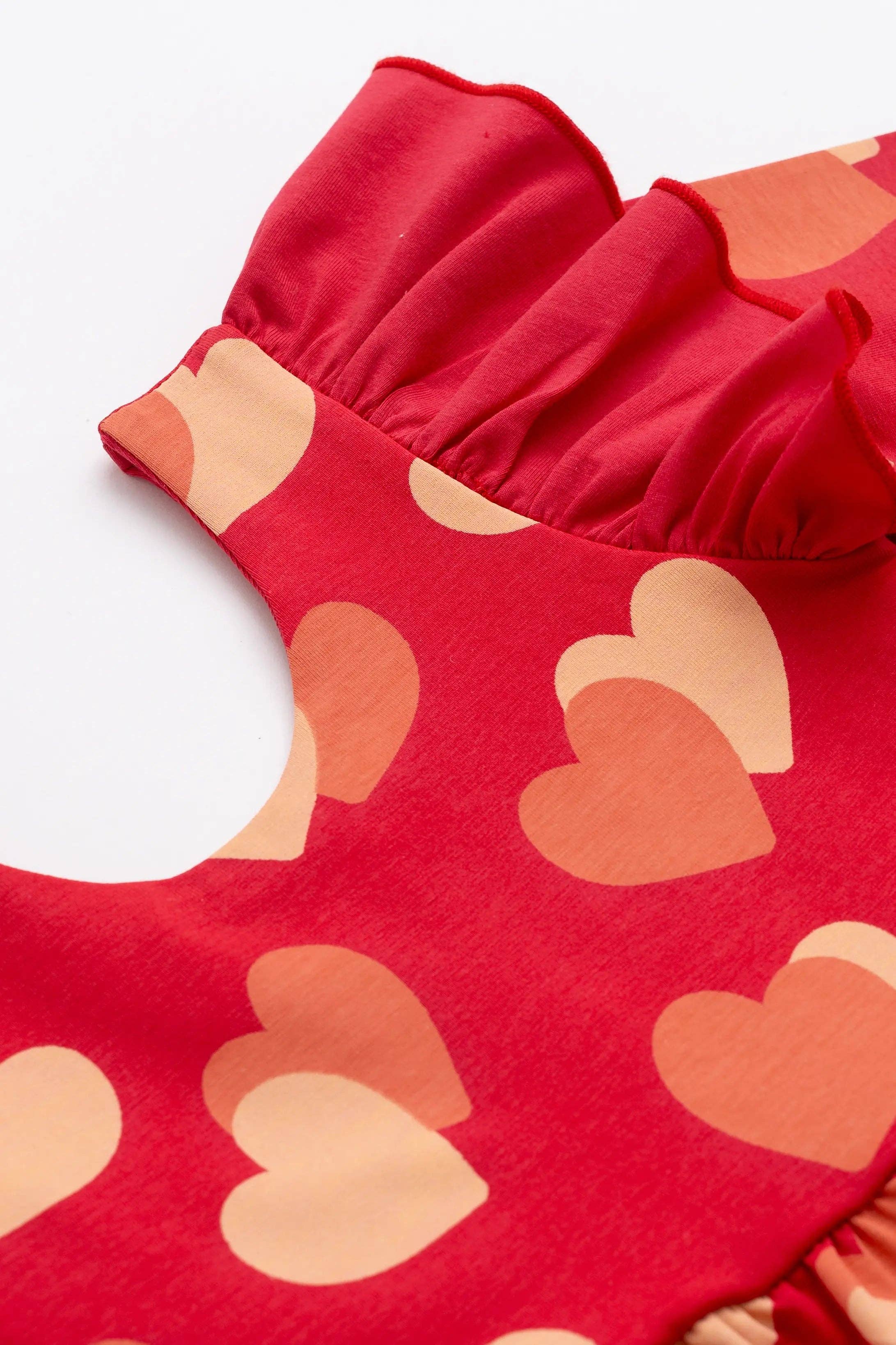 Valentine's Day Ruffle Let's Dance Dress_Flutter Hearts