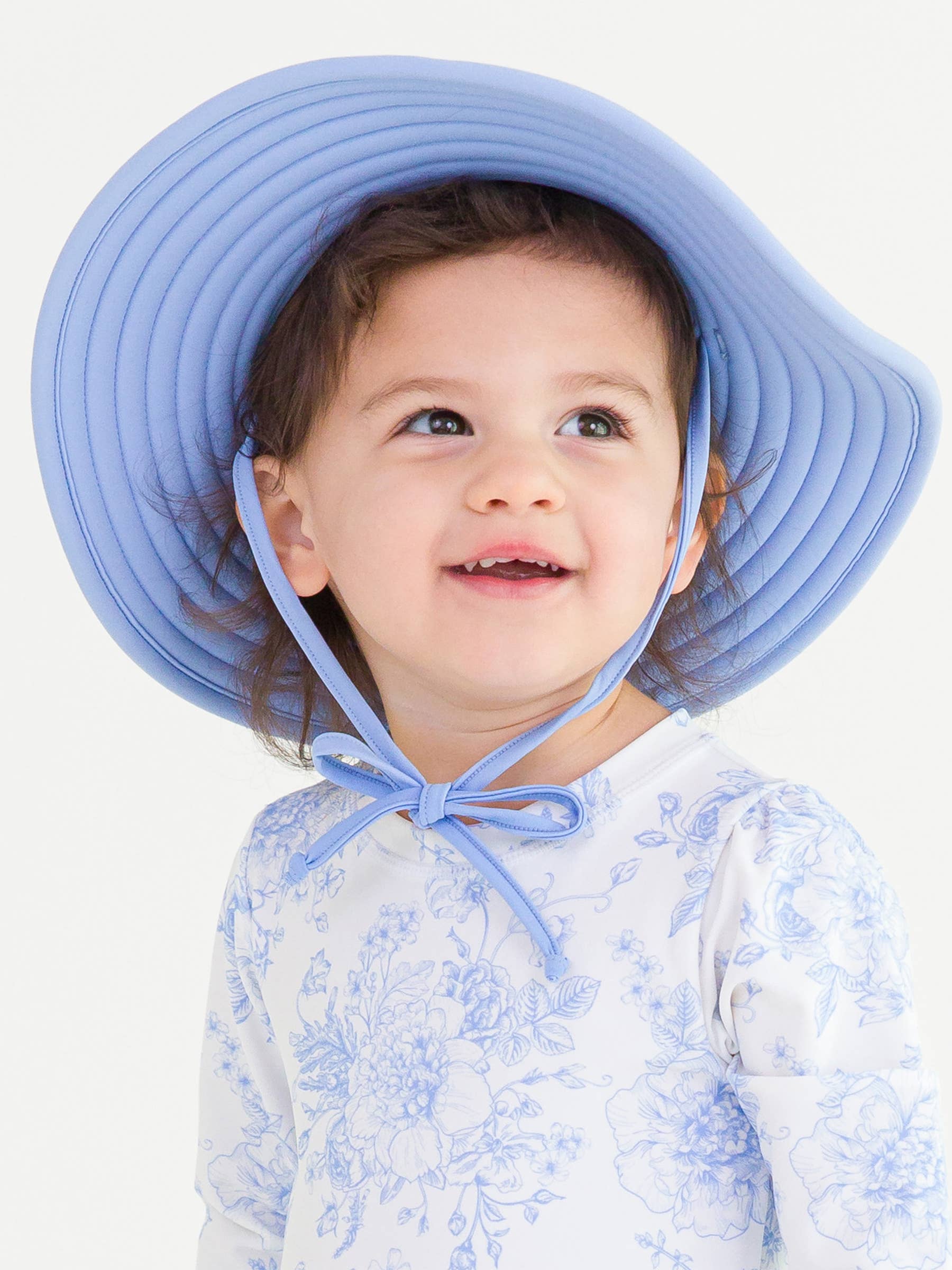 Girls Periwinkle Blue Swim Hat