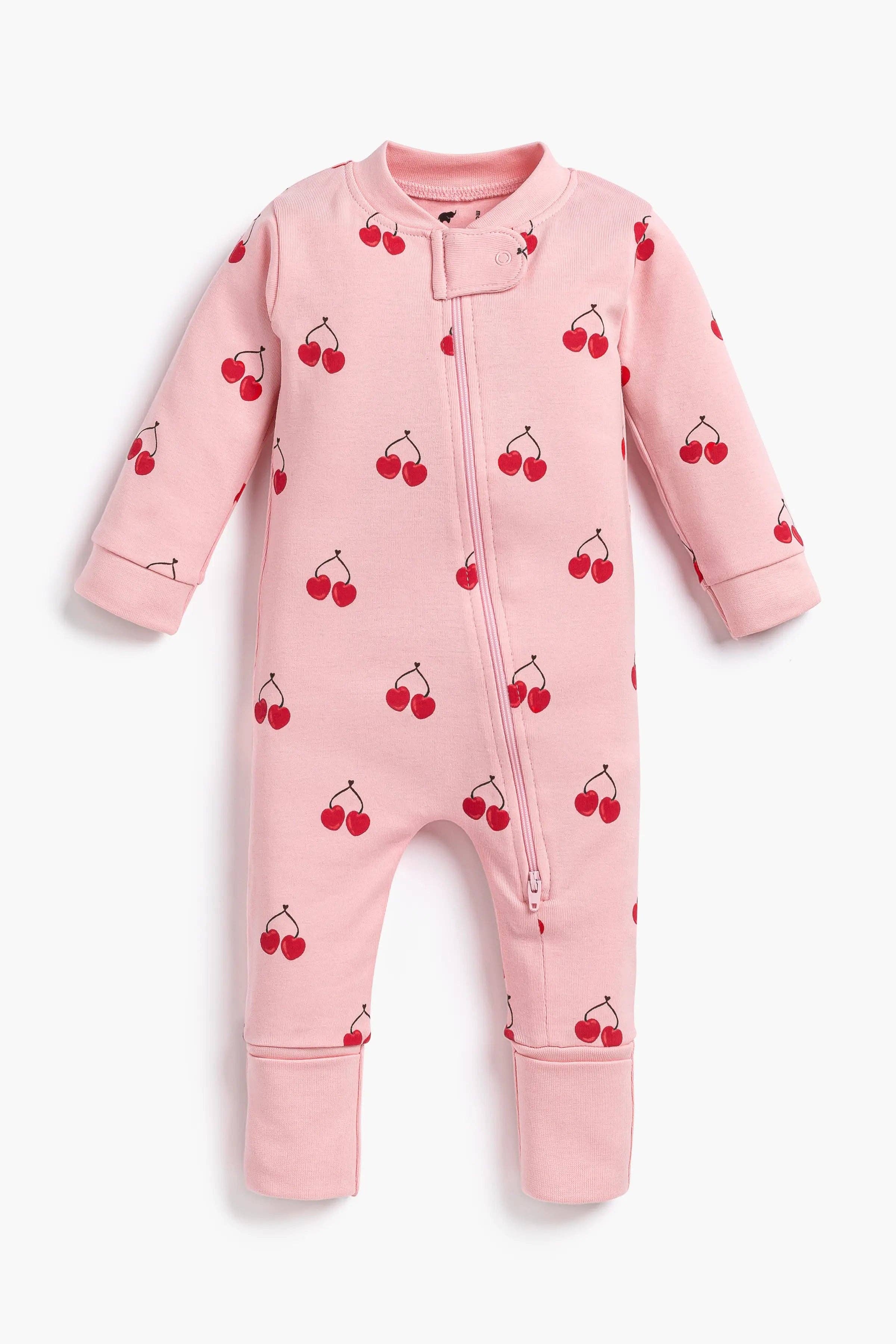One-Piece Baby Pajamas_Cherry in Love