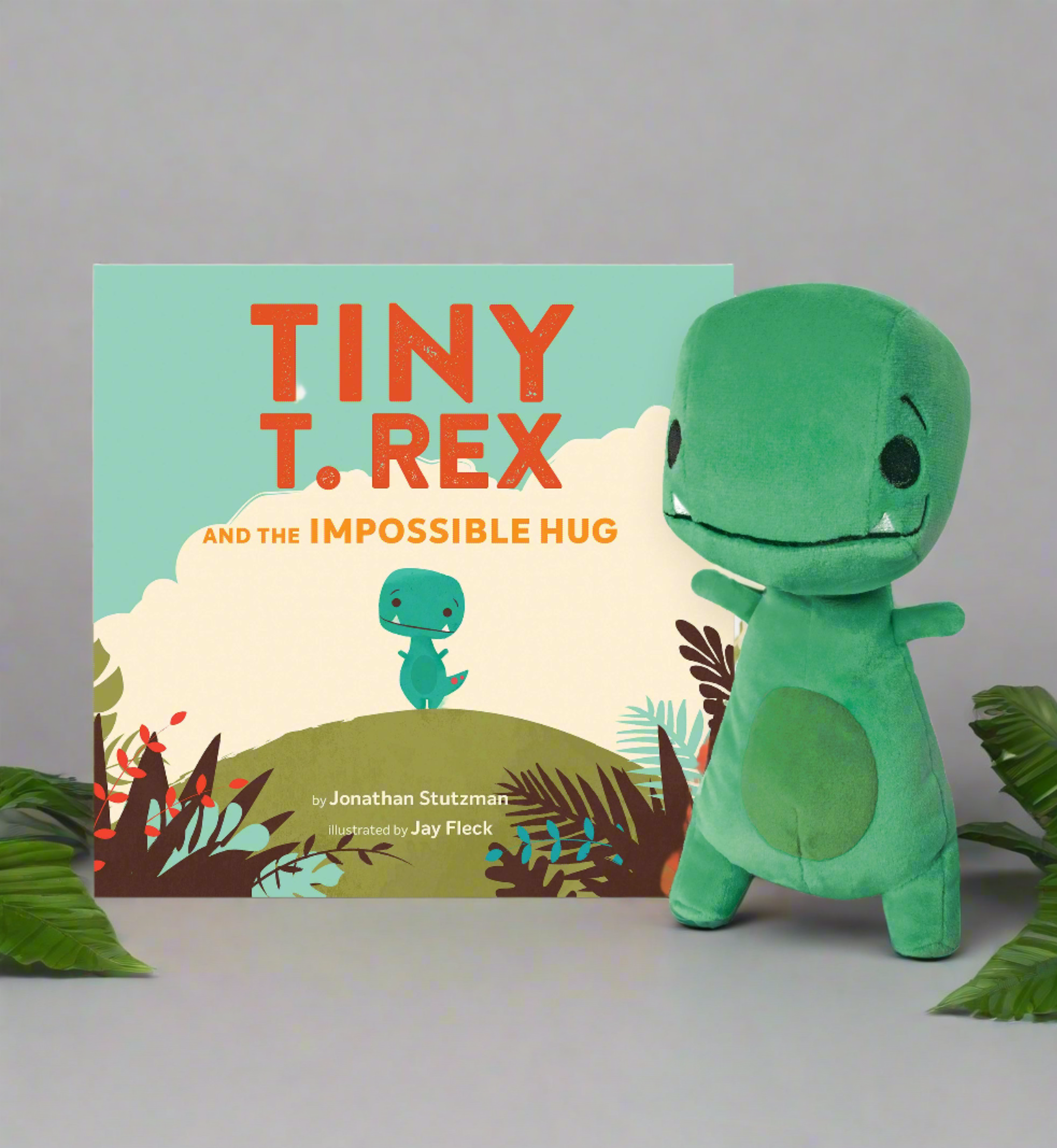 Tiny T. Rex Plush with hardcover book