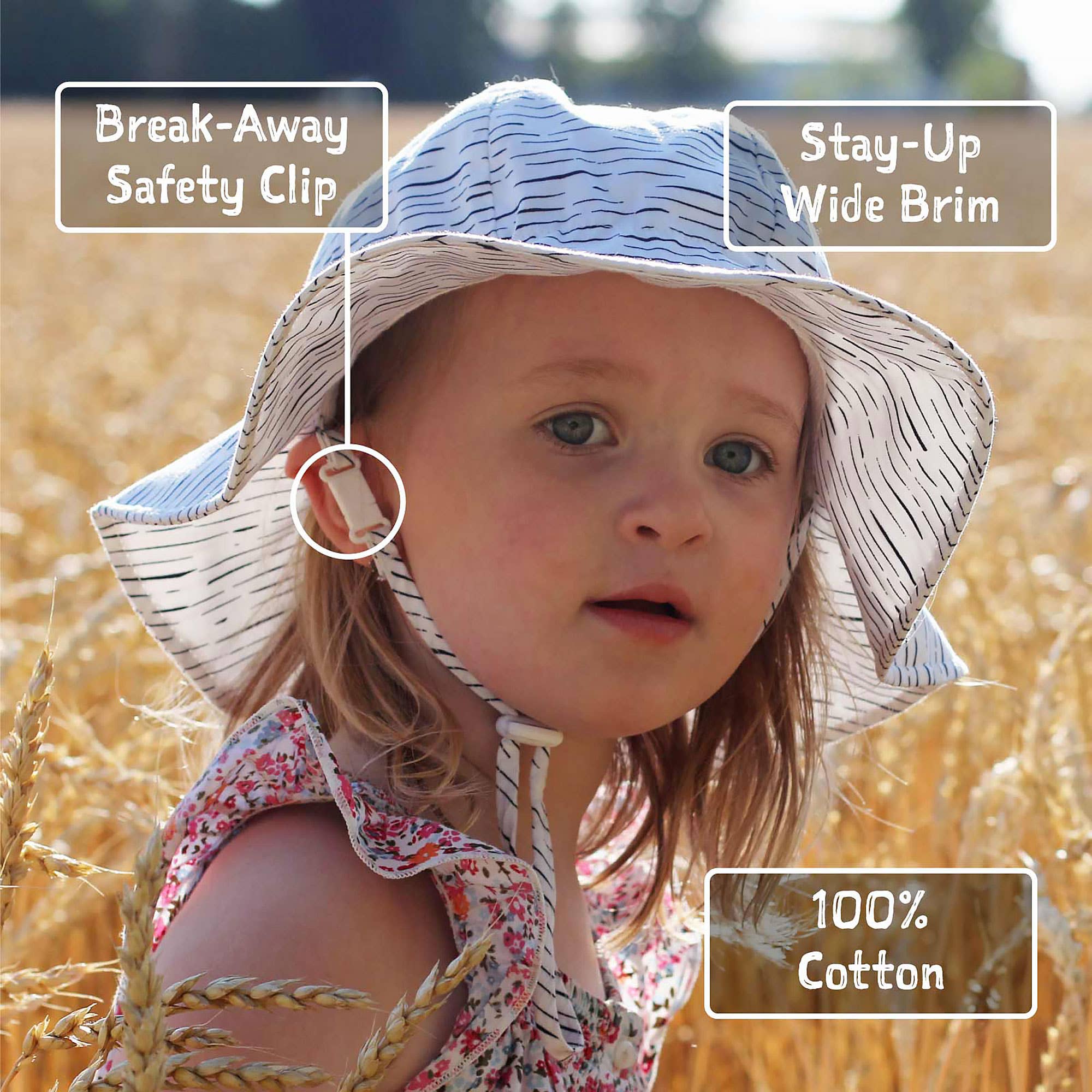 Pretty Petals | Cotton Floppy Sun Hat