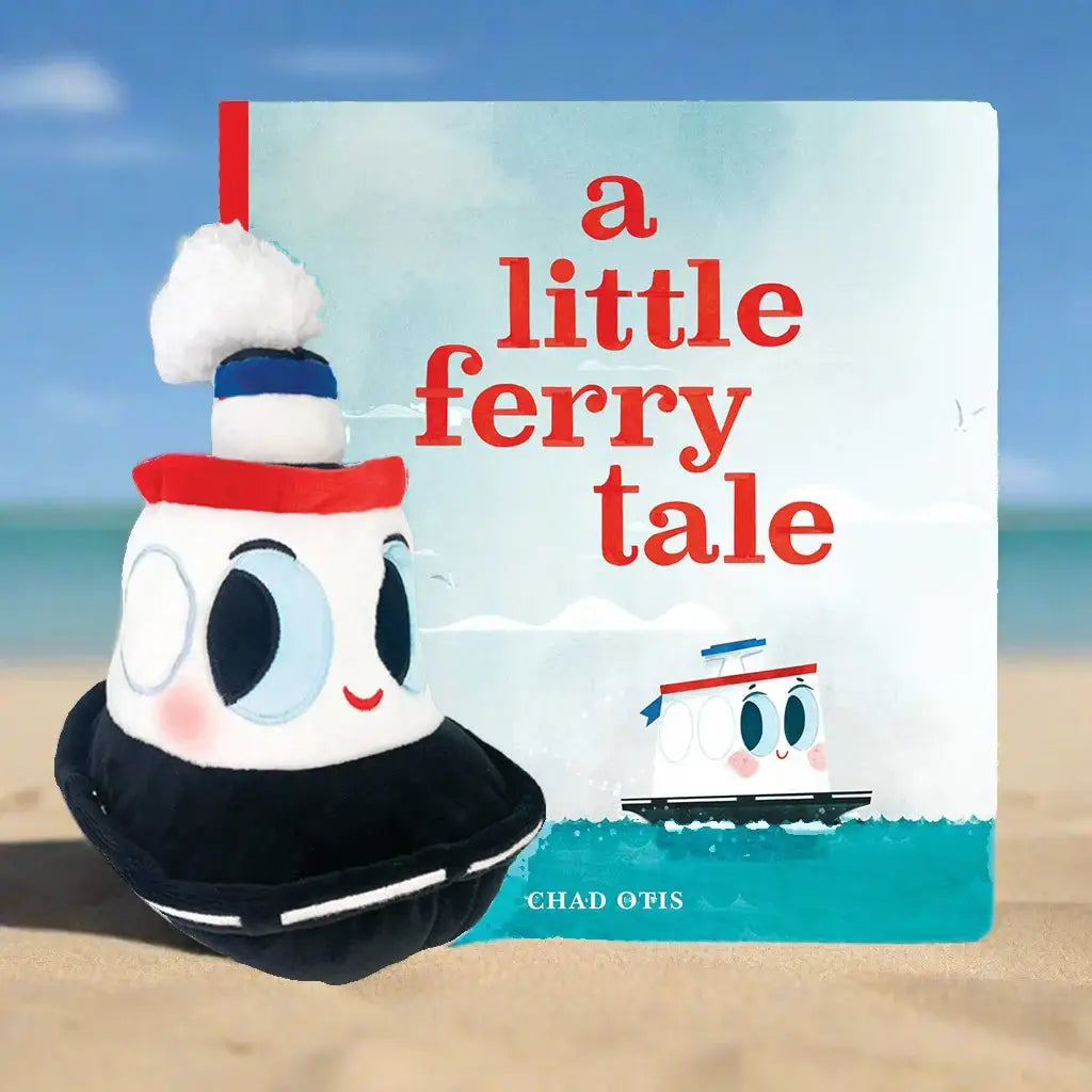 A Little Ferry Tale Plush with hardcover book