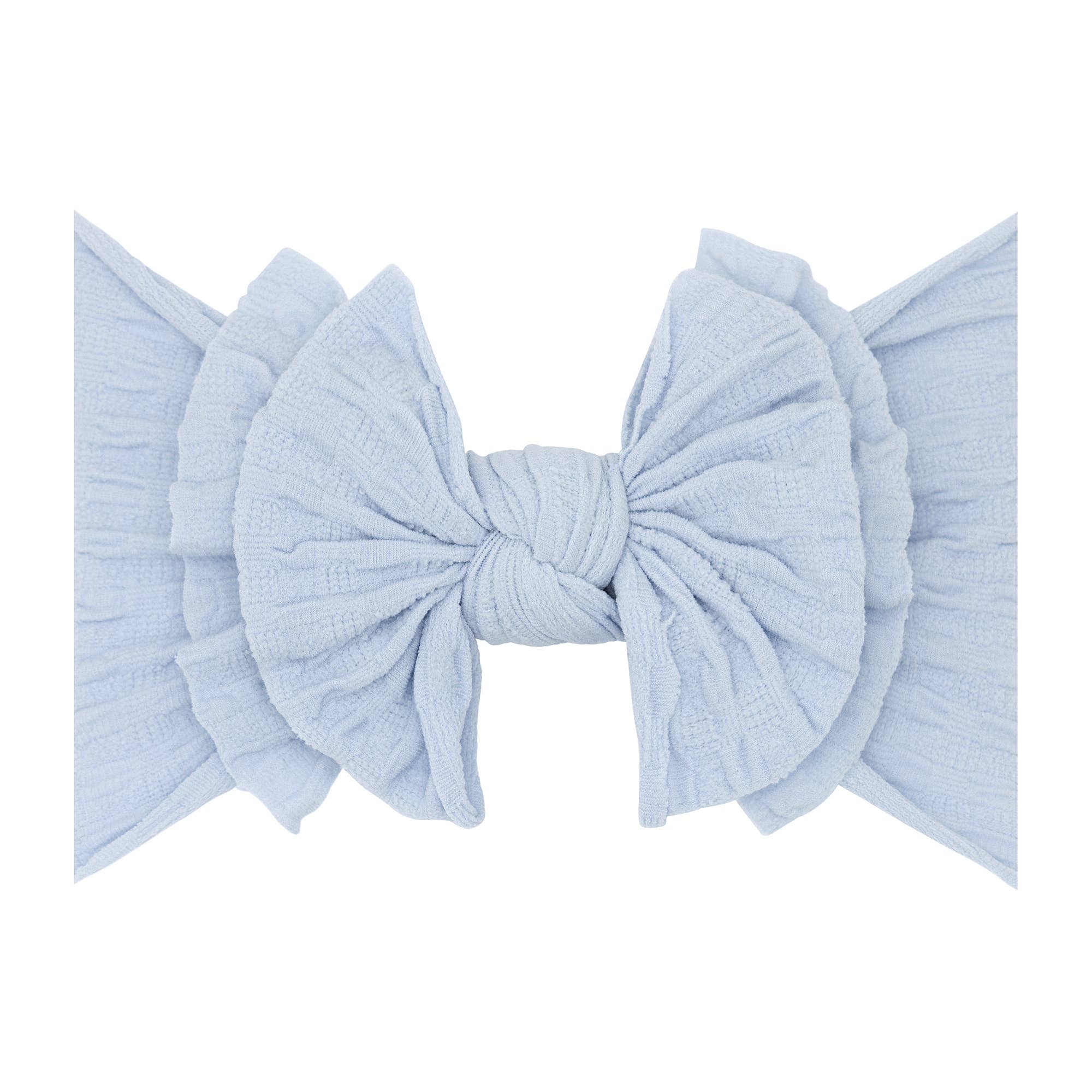 Baby Bling® Waffle FAB® textured soft nylon bow headband
