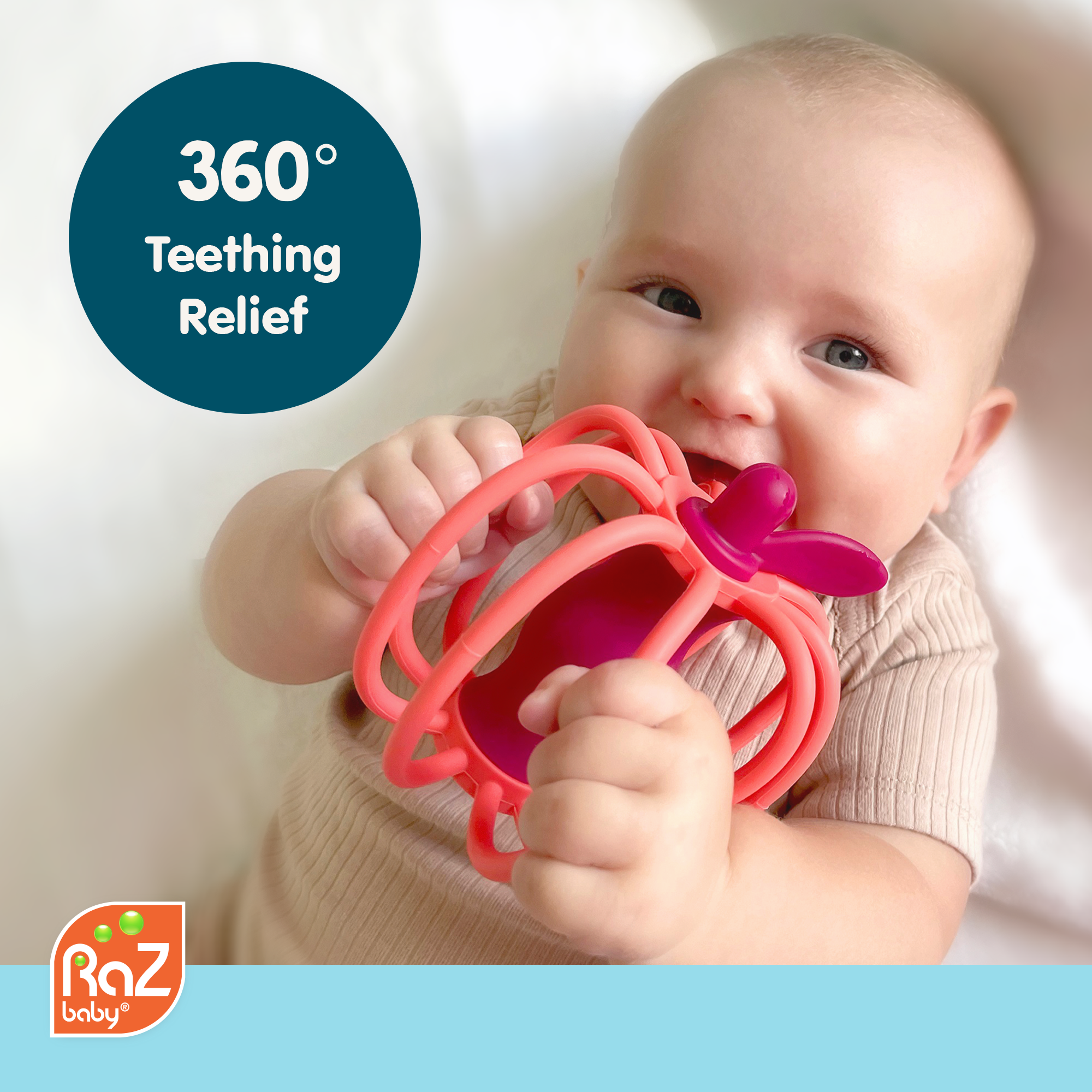 RaZ-Pear Teether & Rattle Toy